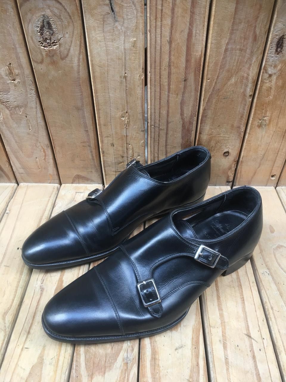 Alfred Sargent Alfred Sargent Ramsey Monk strap leather shoes USA 10 Size US 10 / EU 43 - 10 Thumbnail