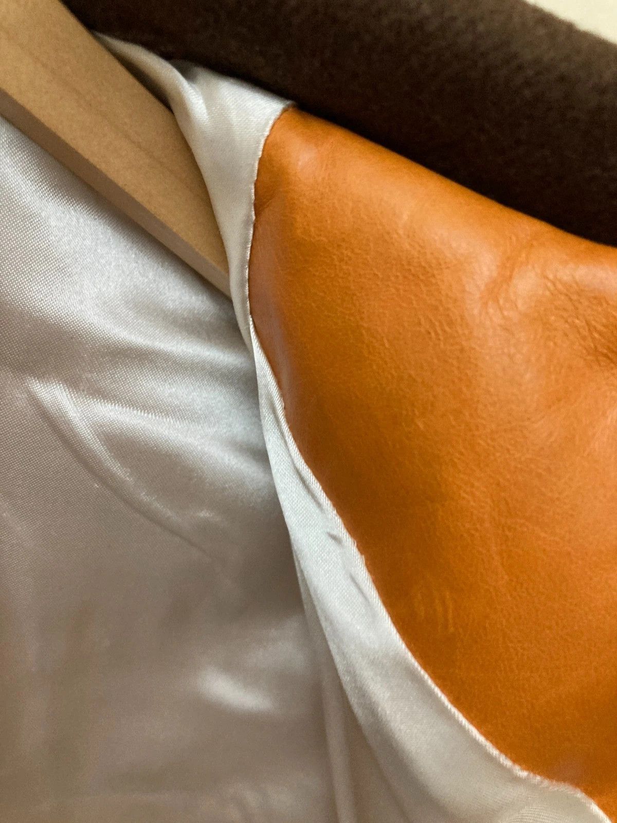 clothsurgeon Leather Jacket Orange Medium/Large Made in England Size US M / EU 48-50 / 2 - 6 Thumbnail