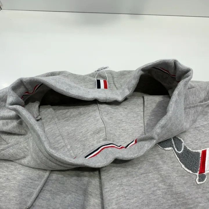 Thom Browne Thom Browne Gray Dog Embroidery Shorts for Women -2507 Size 41" - 9 Thumbnail