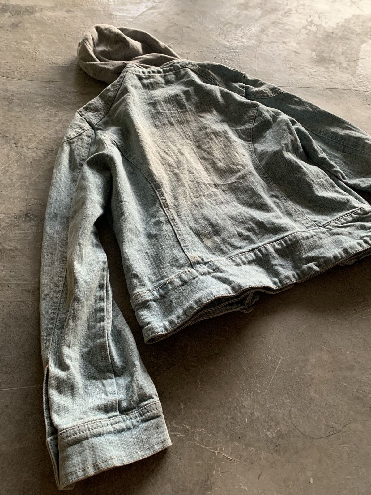 If Six Was Nine sorridere boxy denim biker jacket hooded grunge punk style Size US S / EU 44-46 / 1 - 15 Thumbnail