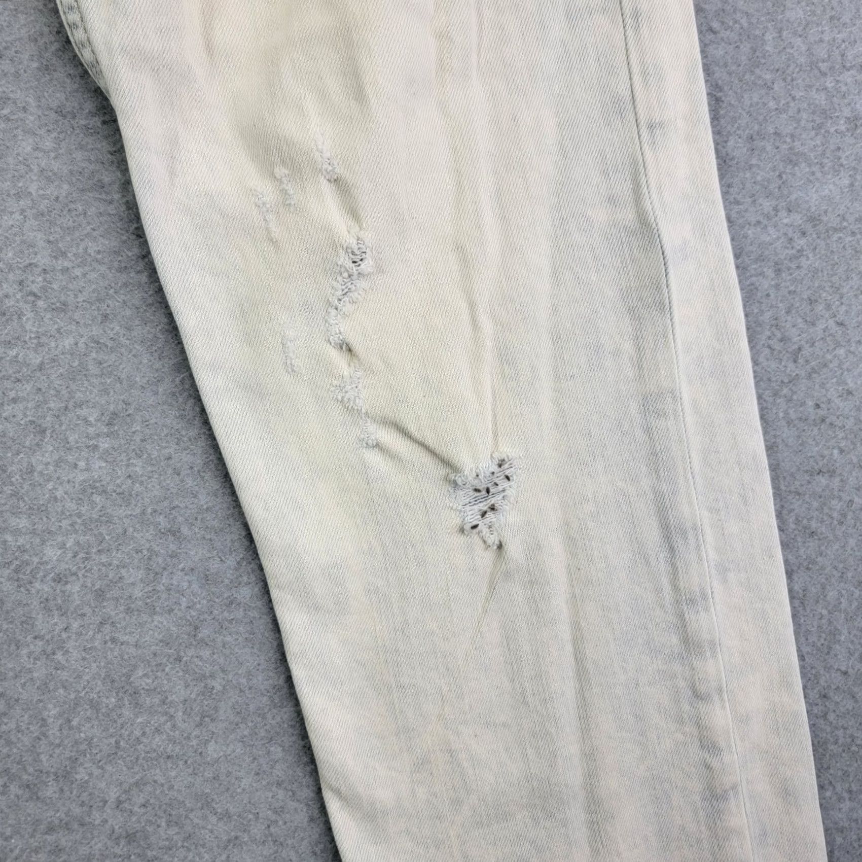 American Eagle Outfitters American Eagle Jeans Men 31x25 Slim Skinny Distressed Blue Denim Core Flex 5-Pocket 31 in Inseam Mens Size US 31 - 3 Thumbnail