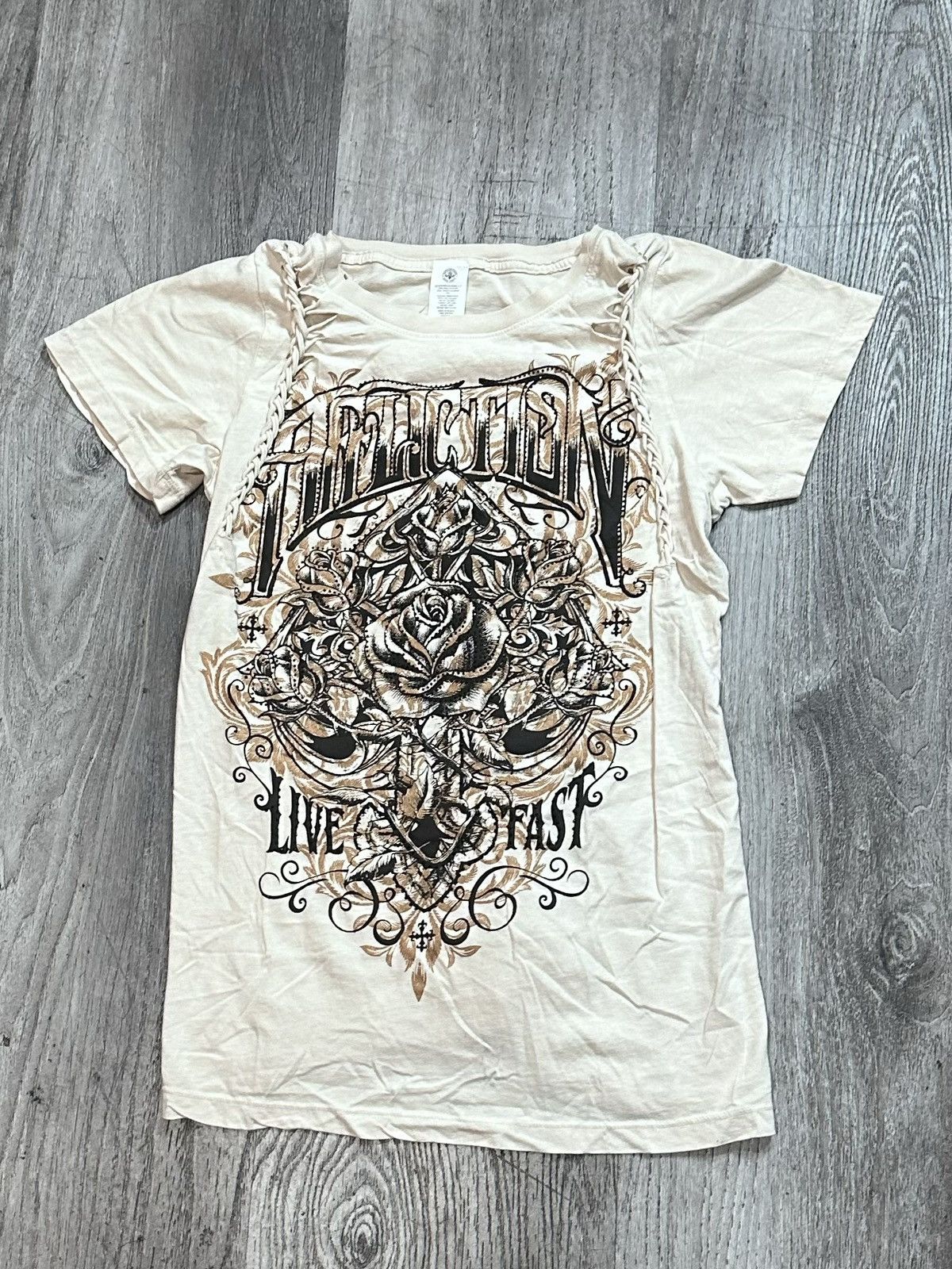 Affliction × Vintage AFFLICTION LIVE FAST Size L / US 10 / IT 46 - 1 Thumbnail