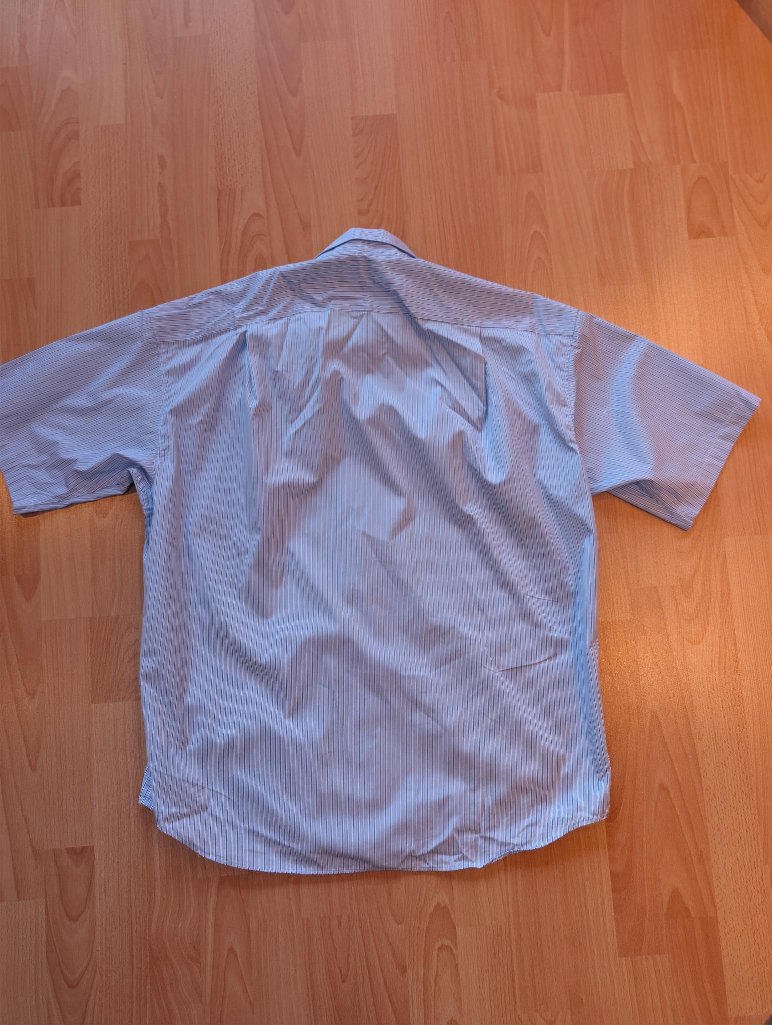 Japanese Brand Urban Research Thomas Mason Over Short Sleeve Shirt / Stripe Size US M / EU 48-50 / 2 - 3 Thumbnail