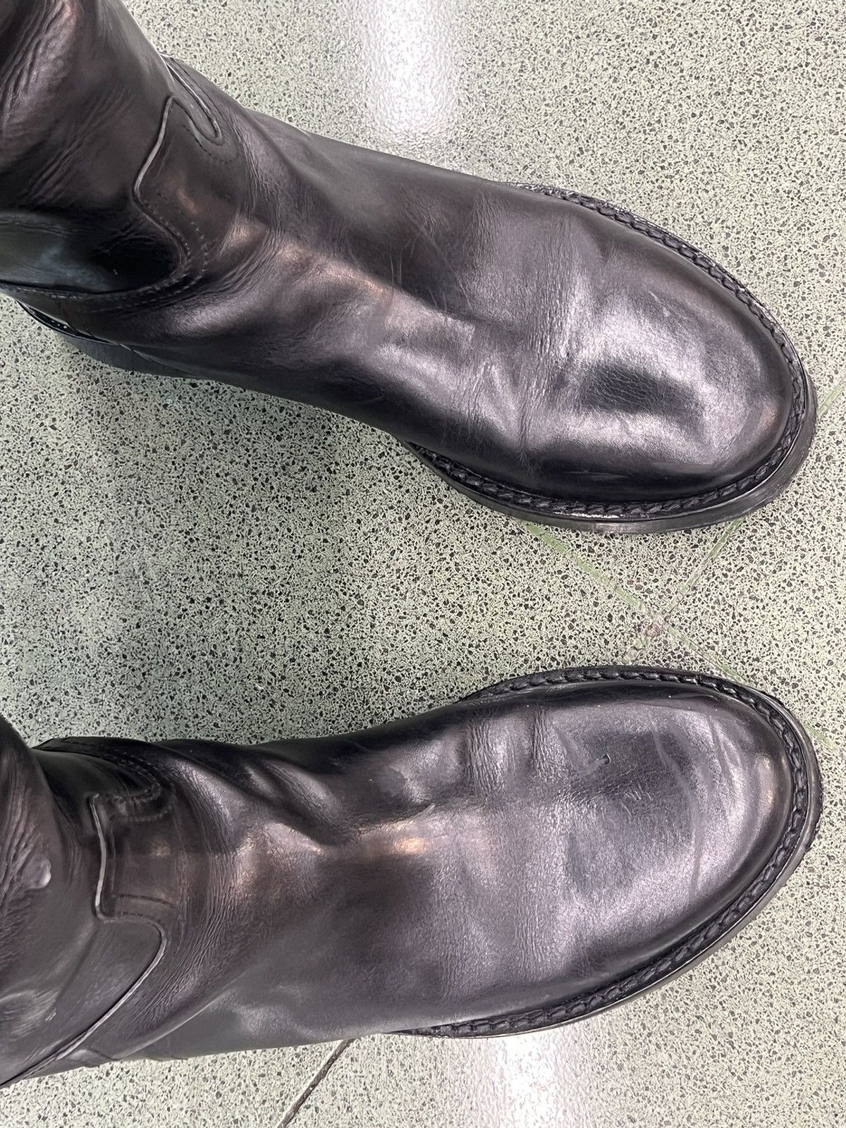 Ann Demeulemeester Ann Demeulemeester Black Stan Riding Boots Size US 10.5 / EU 43-44 - 9 Thumbnail