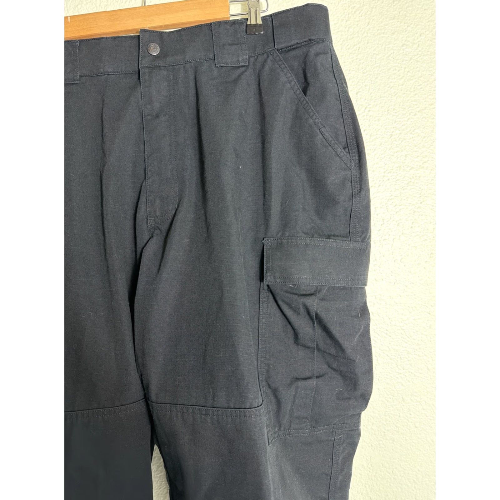 Vintage 5.11 Tactical TDU Cargo Pants Mens XL Black Ripstop Style #74003 Size US 36 / EU 52 - 5 Thumbnail