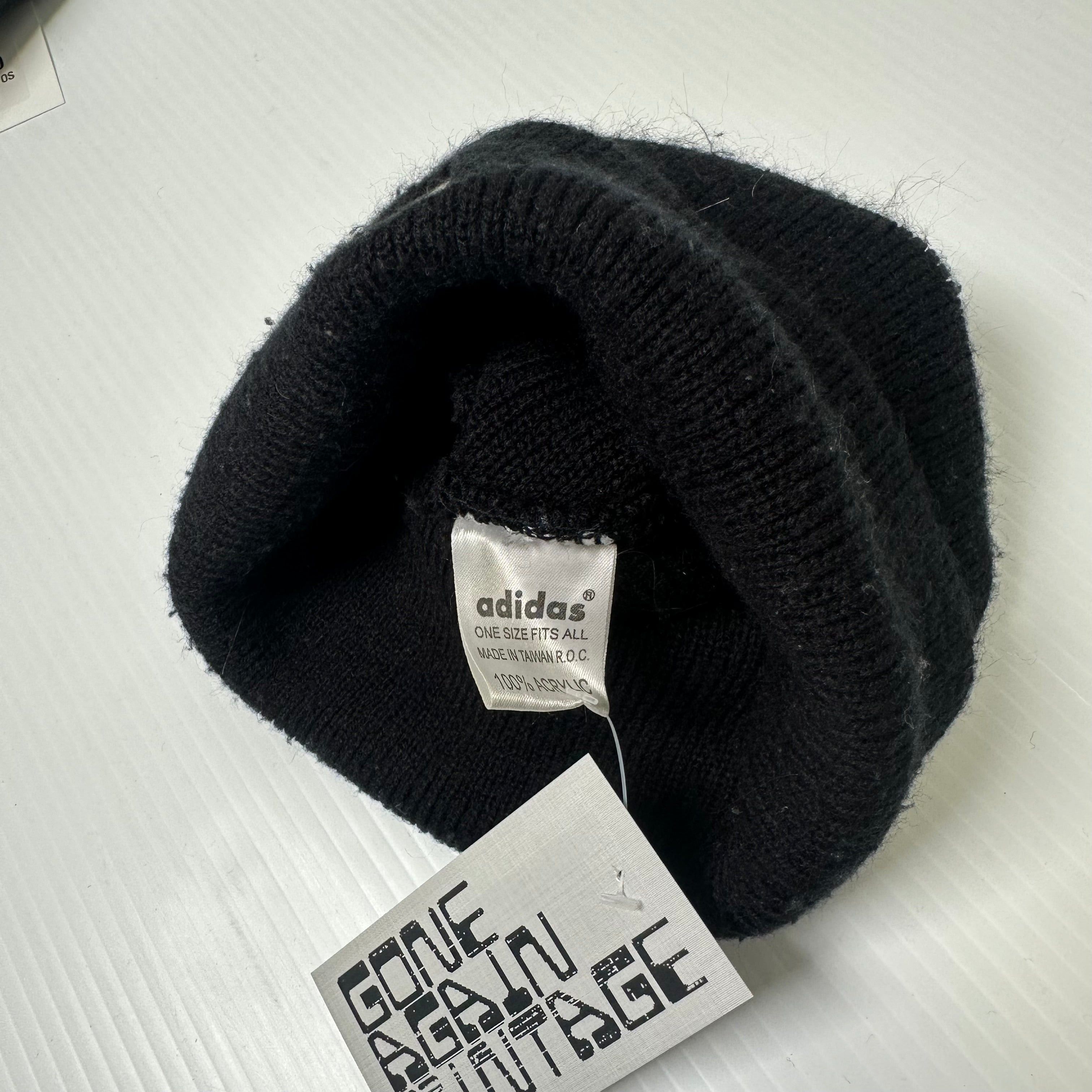 Adidas Vintage Adidas Trefoil Beanie Size ONE SIZE - 3 Thumbnail