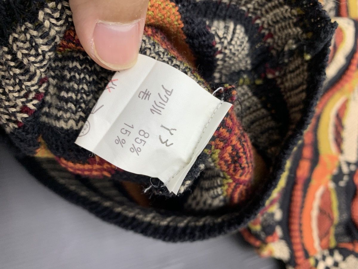 Japanese Brand Vintage 90s Vercelli 3D knitwear Sweater Coogi Style Size US L / EU 52-54 / 3 - 6 Thumbnail