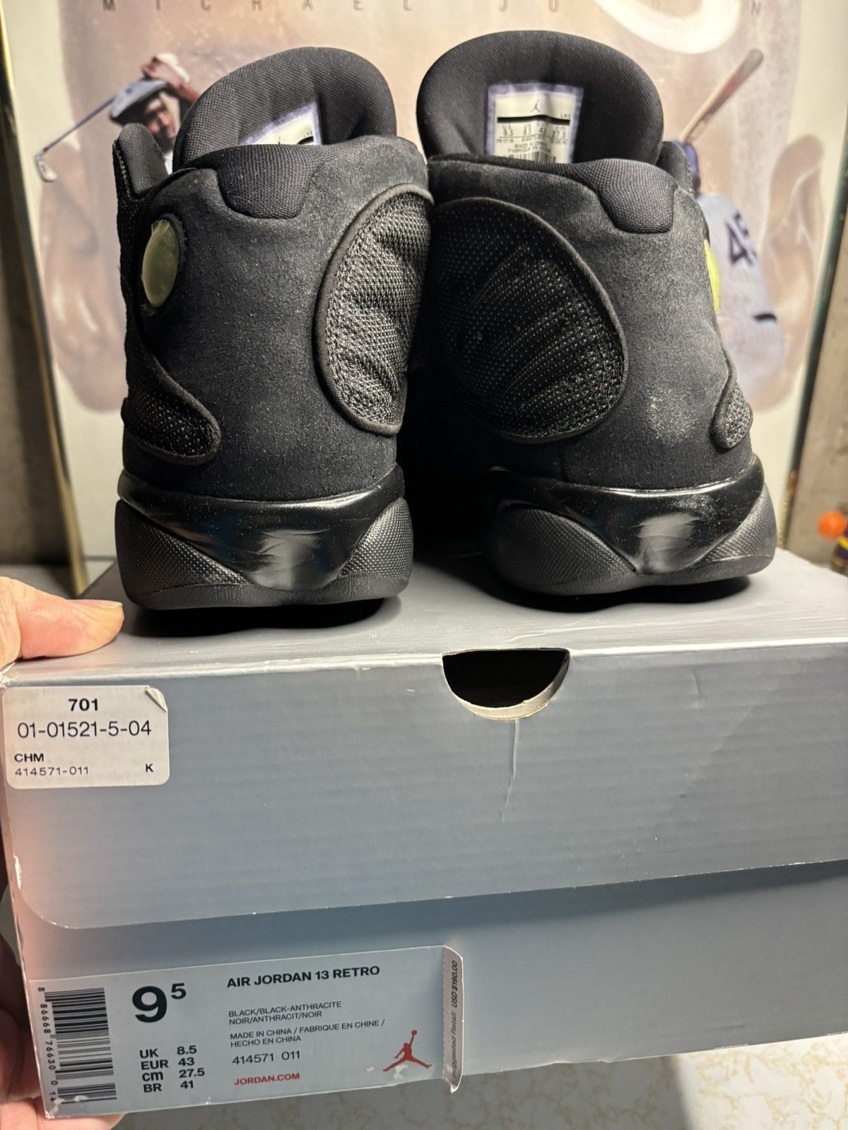 Jordan Brand Jordan Retro 13 ‘black cat’ Size US 9.5 / EU 42-43 - 7 Thumbnail