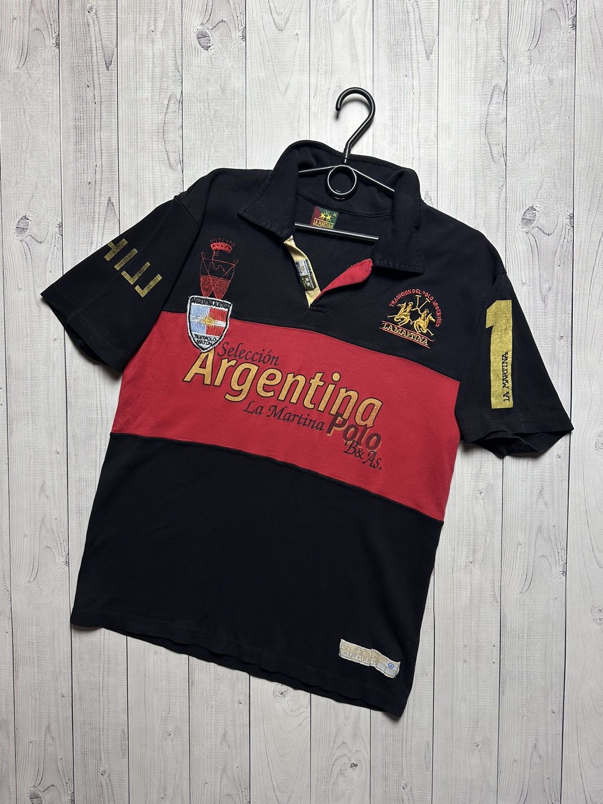 La Martina Vintage Vintage polo Team L A Martina Argentina 1 big logo size L Grailed