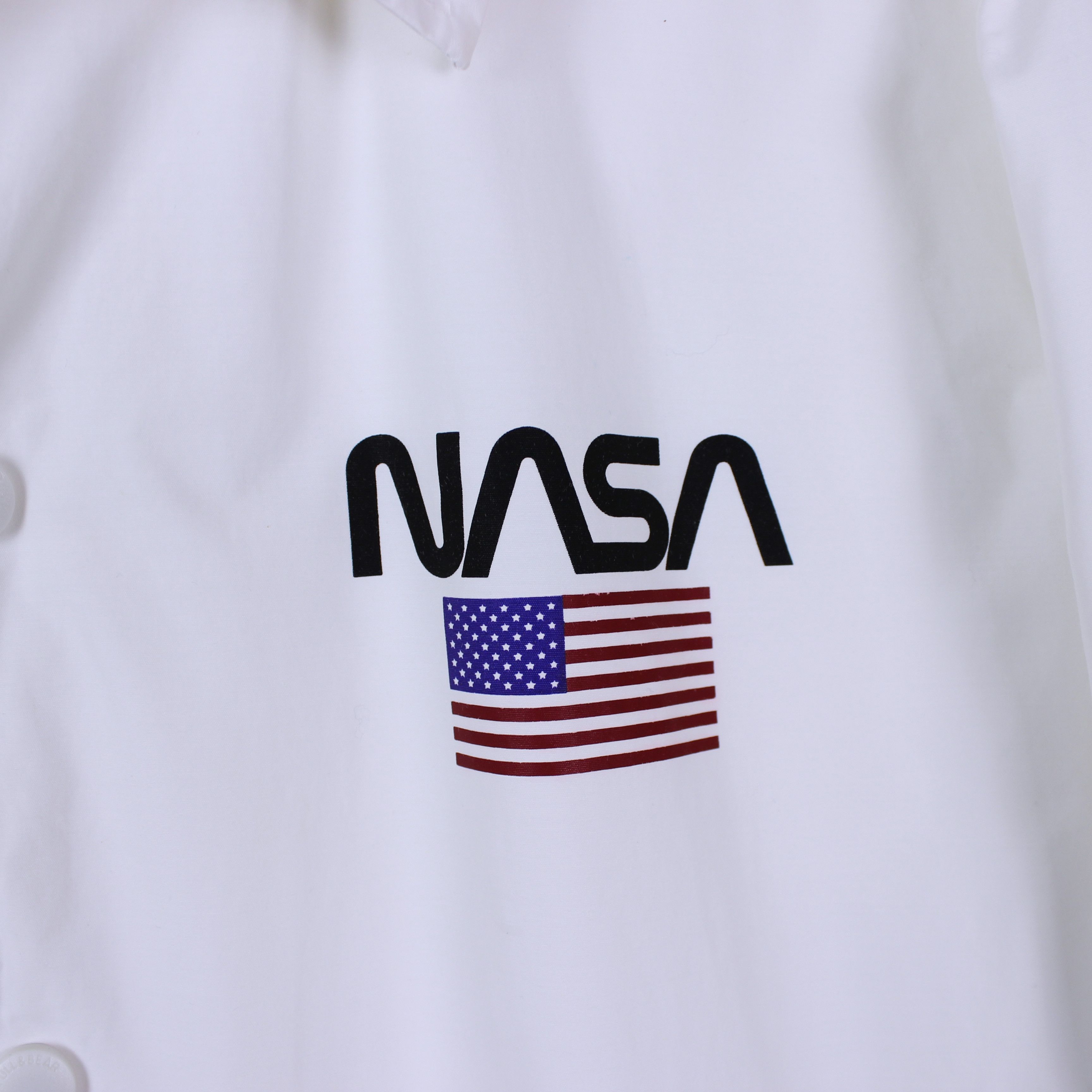 NASA Pull & Bear & Nasa vintage jacket light M white Size US M / EU 48-50 / 2 - 5 Thumbnail