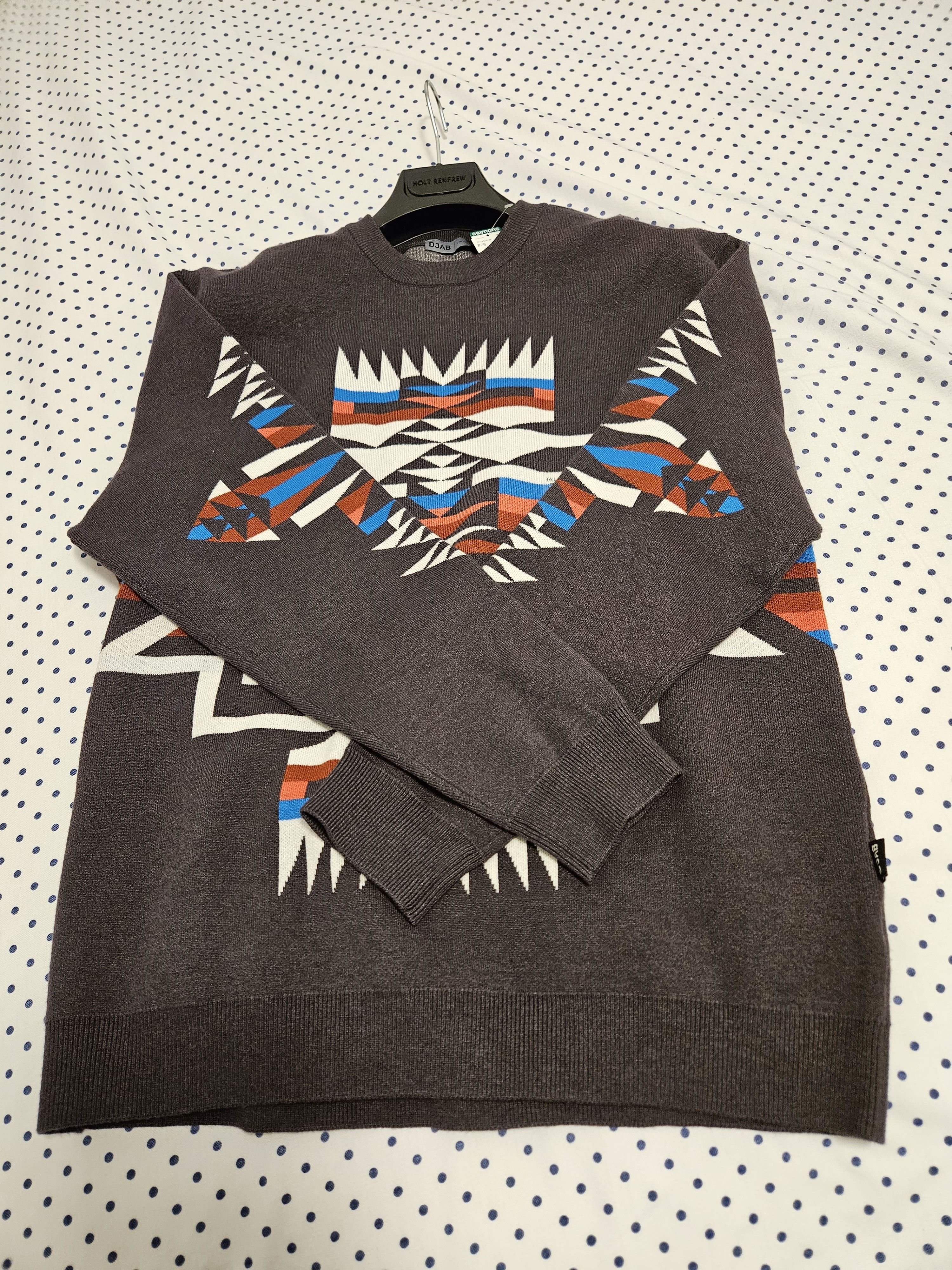 Simons DJAB Graphic Jacquard Sweater Size US S / EU 44-46 / 1 - 4 Thumbnail