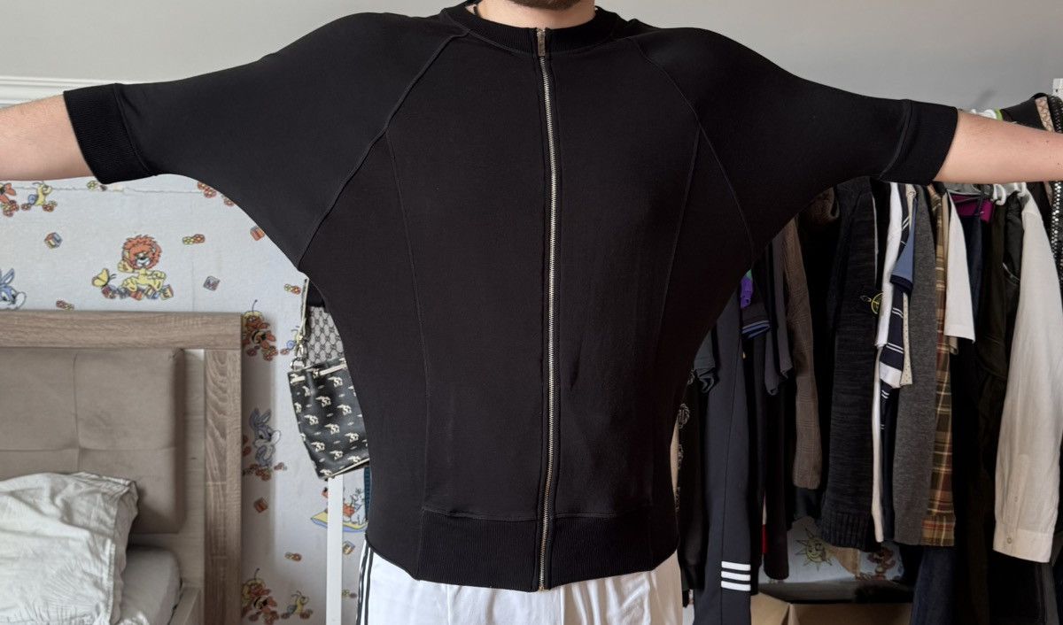 Designer × Maison Margiela Vintage Maison Margiela t-shirt zip oversized Y2K MM6 Size US S / EU 44-46 / 1 - 4 Thumbnail