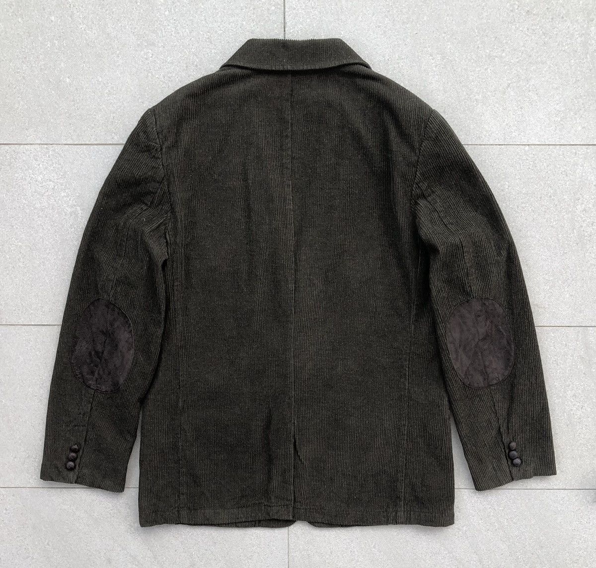 L.L. Bean L.L.Bean Corduroy Elbow Patch Plain Lined Coat Jacket Size US M / EU 48-50 / 2 - 2 Thumbnail