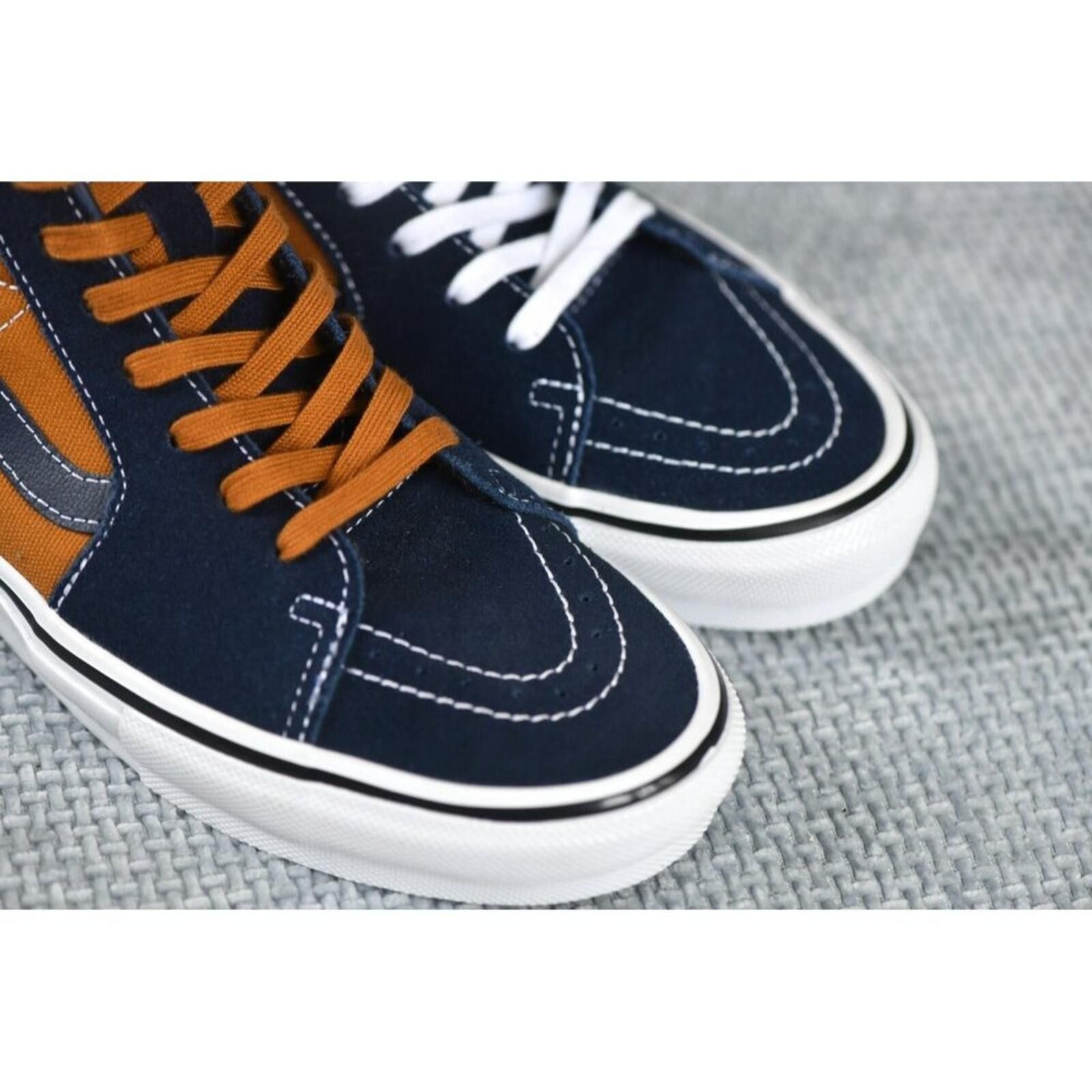 Vans Vans Dane Reynolds x Skate Sk8 | Paul Van Doren | Navy/Tan Size US 8 / EU 41 - 9 Thumbnail