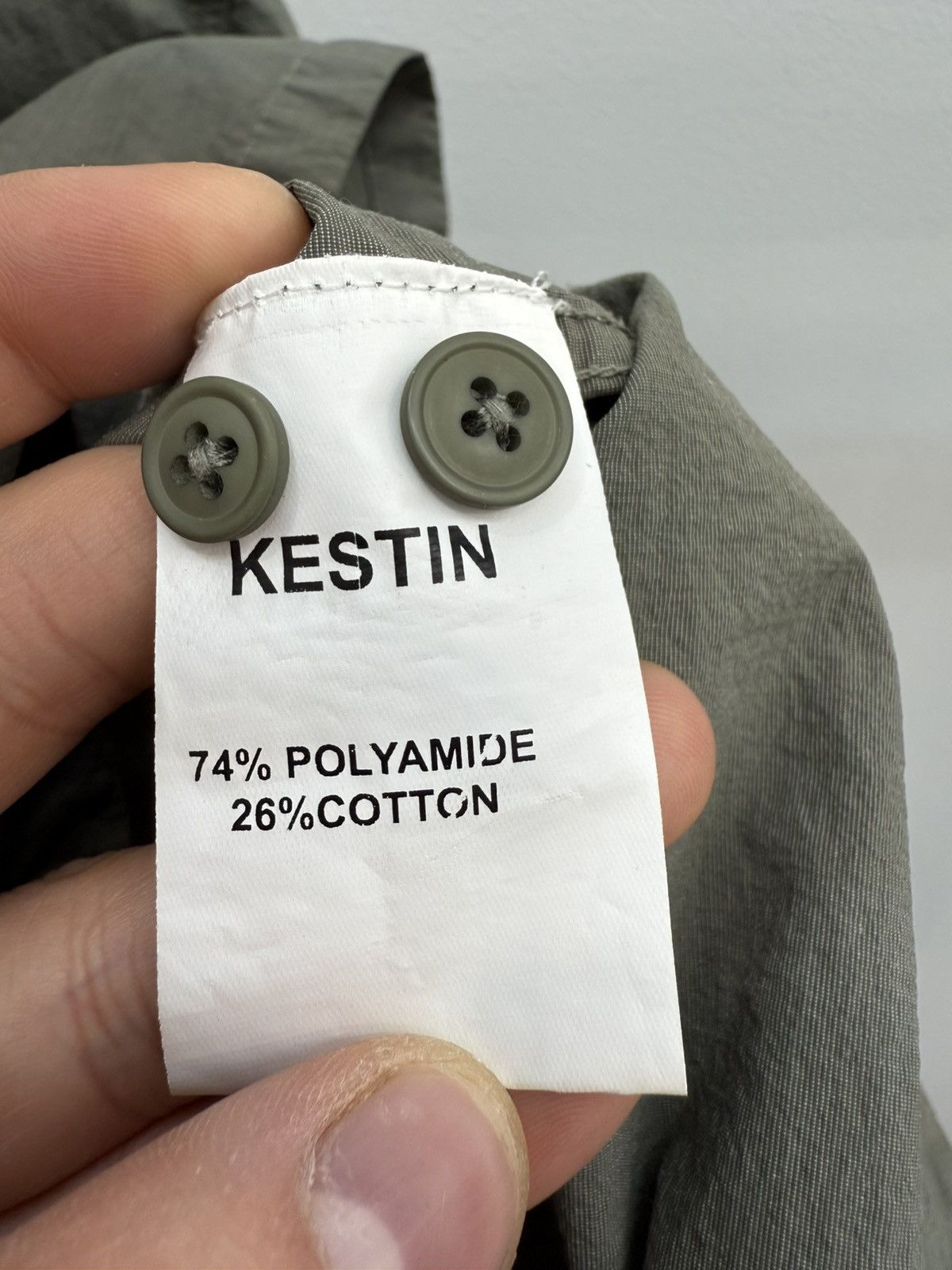 KESTIN Kestin Nylon Light Button Up Overshirt Jacket Size US L / EU 52-54 / 3 - 5 Thumbnail