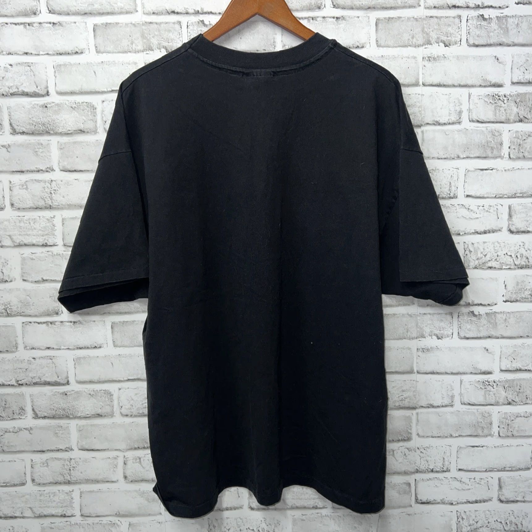 Hanes VINTAGE Hanes T-Shirt Men 2XL Black Heavyweight Single Stitch Shirt Mens Size US XXL / EU 58 / 5 - 4 Thumbnail