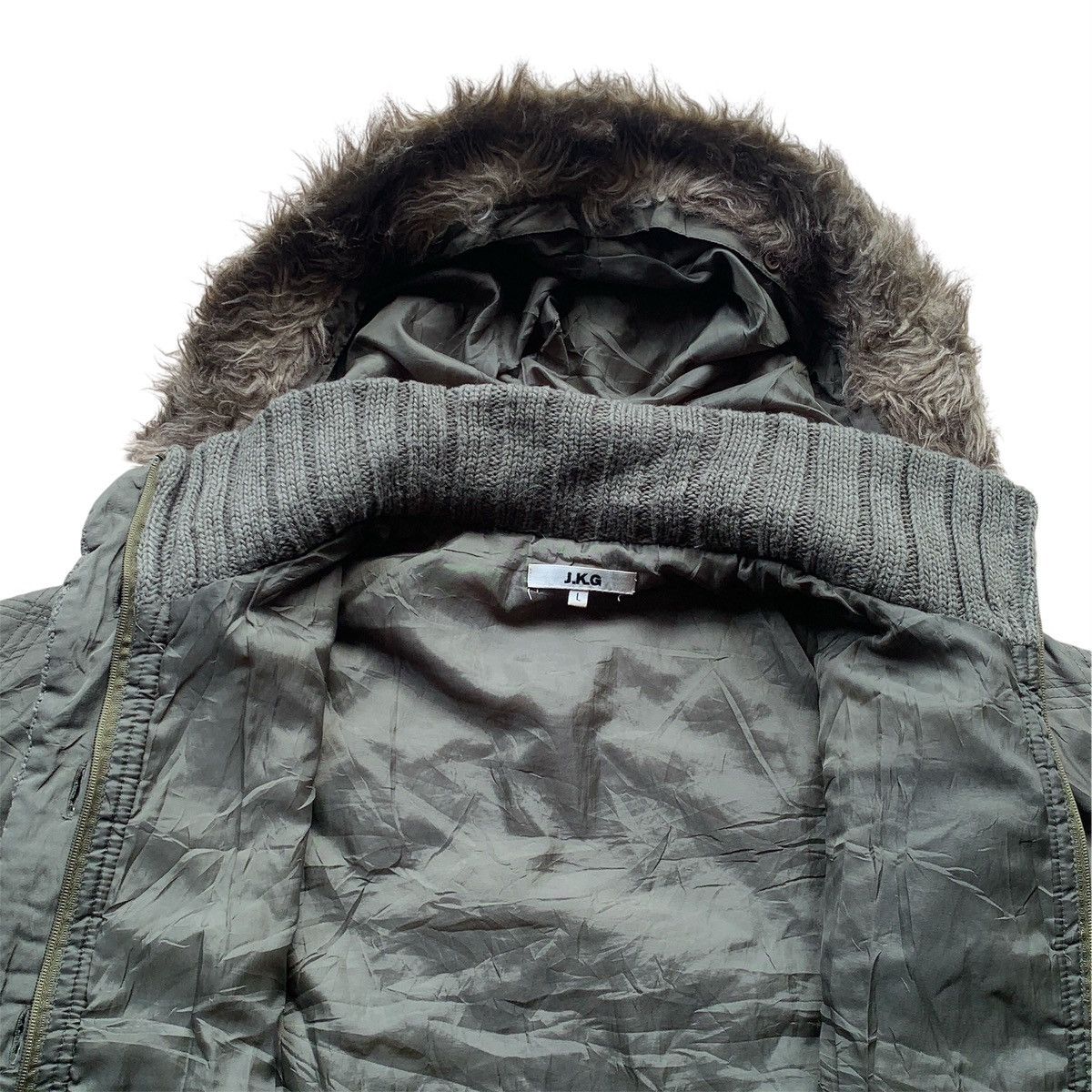 14th Addiction JKG Puffer Fur ifsixwasnine GOA Style Jacket Size US L / EU 52-54 / 3 - 5 Thumbnail