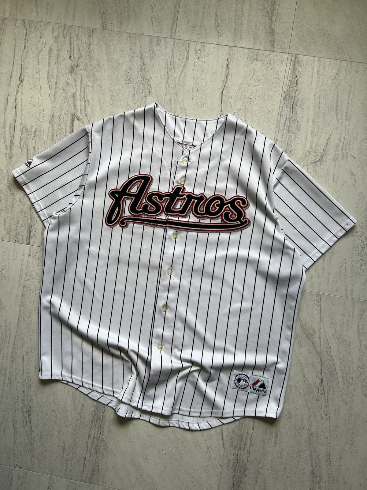 Vintage Vintage MLB Houston Astros Rare Iconic Baseball Jersey Size US XL / EU 56 / 4 - 2 Thumbnail