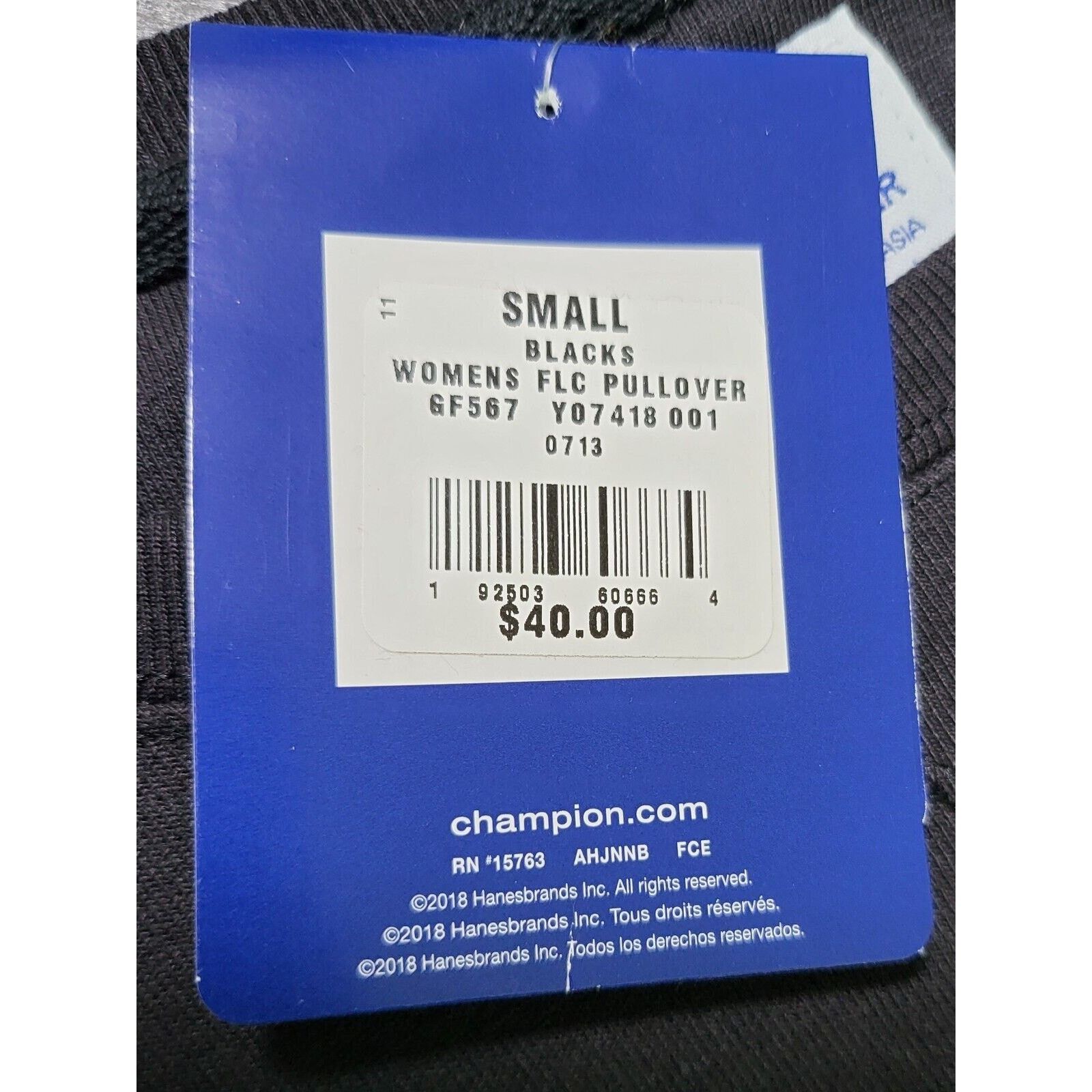Champion NWT CHAMPION Incognito Classic Black Fleece Crew Sweatshirt Size S / US 4 / IT 40 - 3 Thumbnail