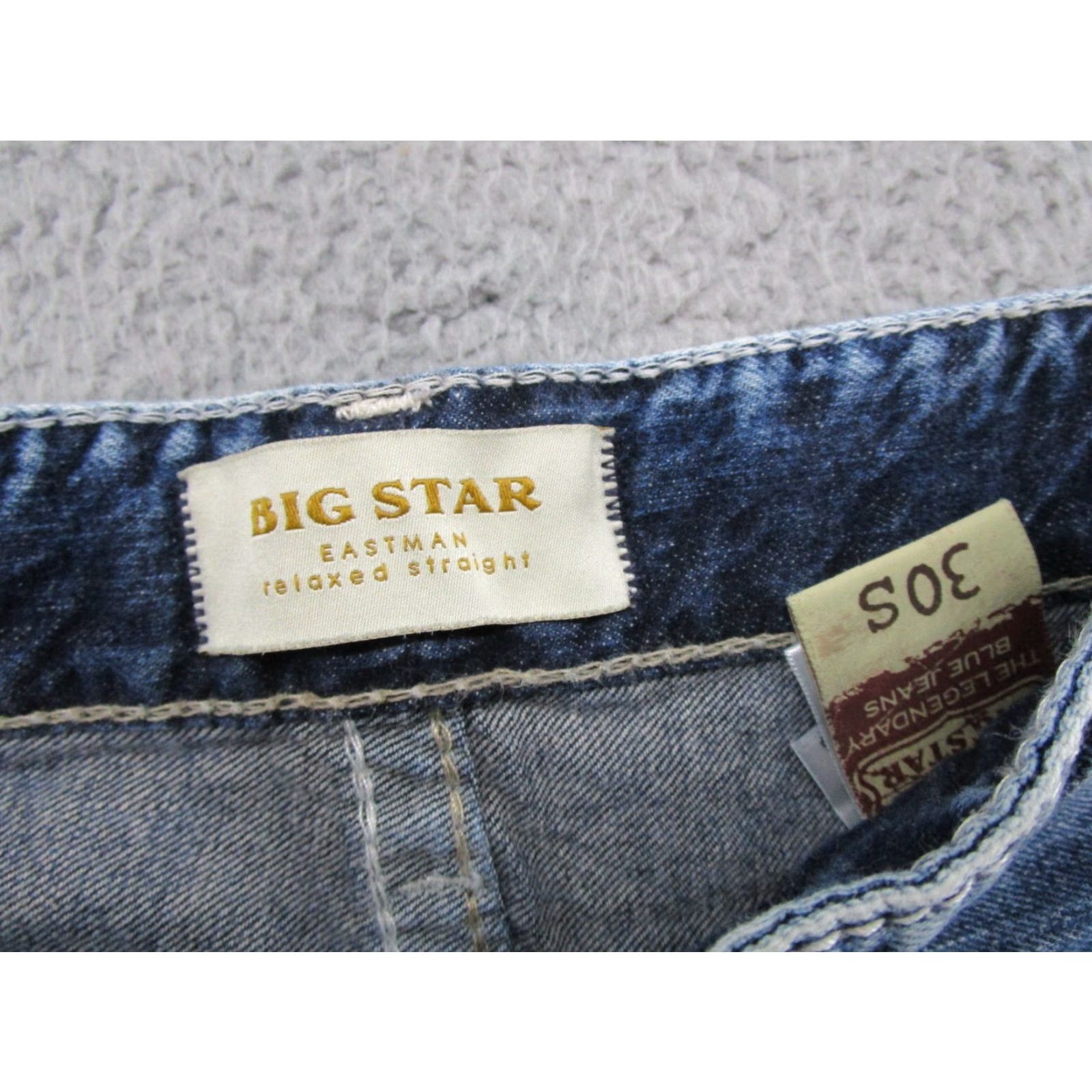 Vintage BIG STAR Jeans Mens 30 Relaxed Straight Inseam 29 Blue Stars 90s Theme Denim Set Regular Size 30 Mens Size US 30 / EU 46 - 4 Thumbnail