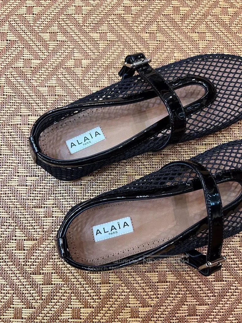 Alaia Alaia Mesh Women's Ballet Flats Size US 7.5 / IT 37.5 - 5 Thumbnail