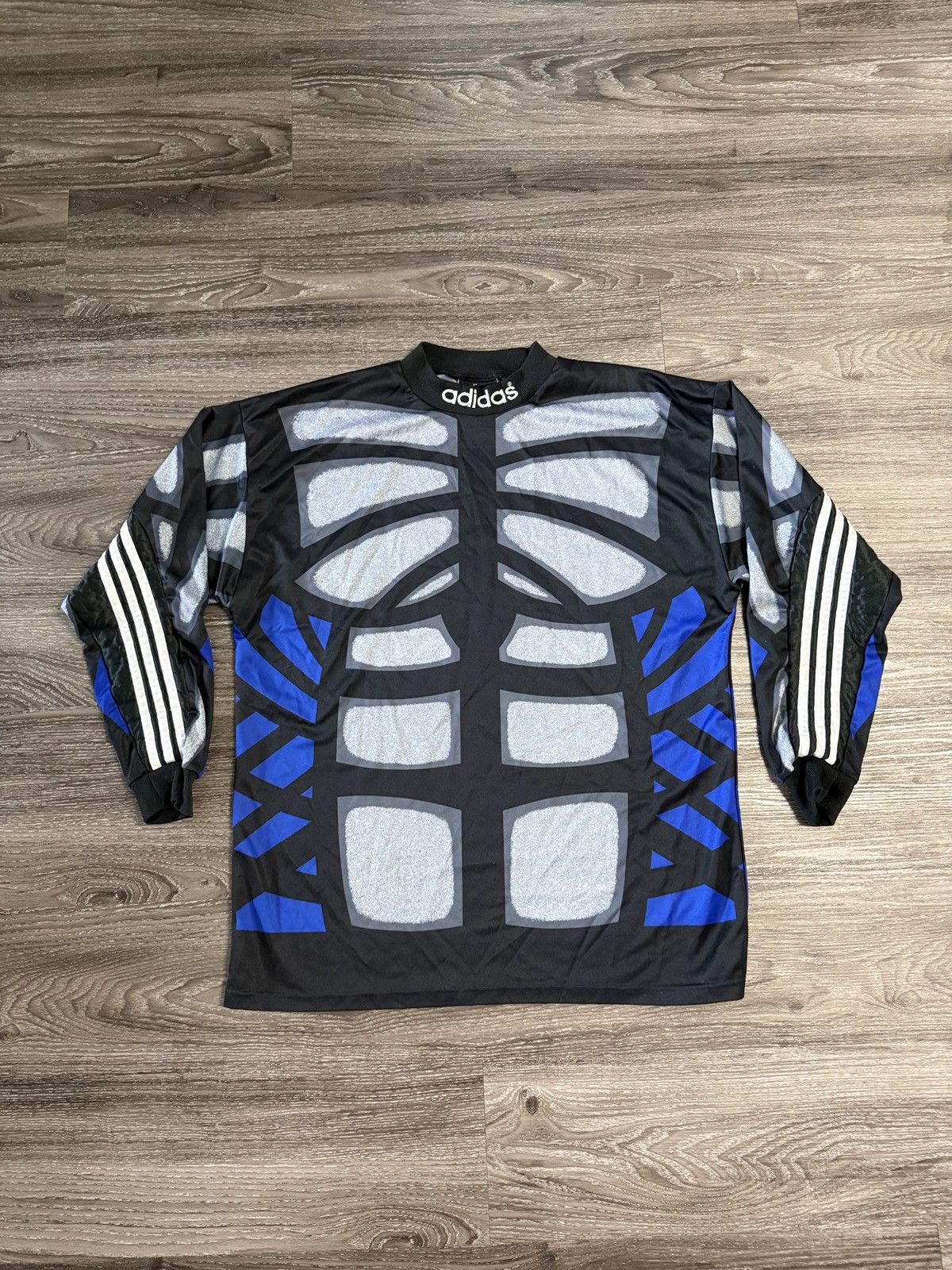 Adidas Adidas Template 1998 Skeleton Goalkeeper Jersey Size US L / EU 52-54 / 3 - 1 Thumbnail