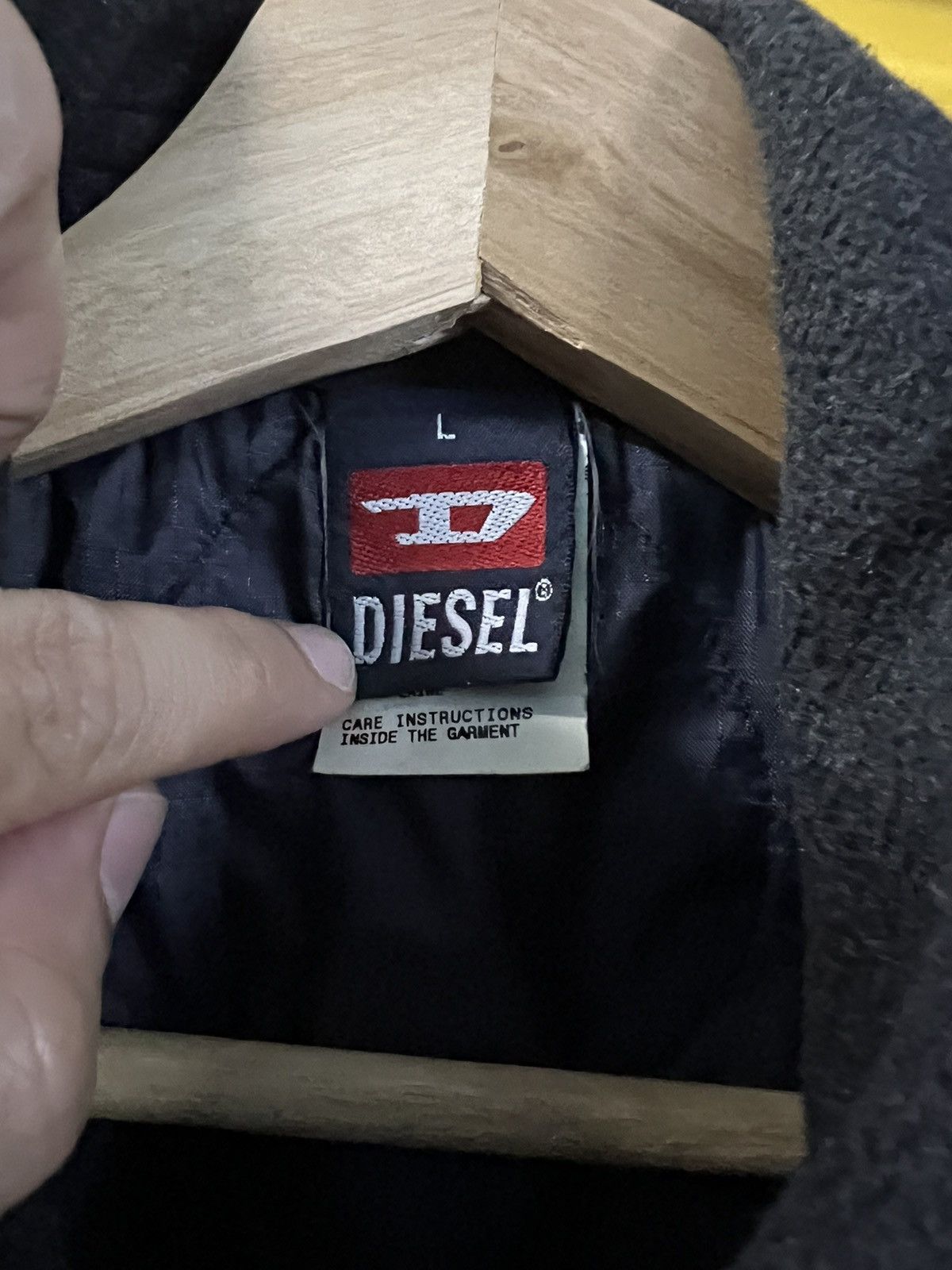 Diesel × Vintage 💥🔥 Vintage Diesel Wool Double Button Jacket Size US L / EU 52-54 / 3 - 7 Thumbnail