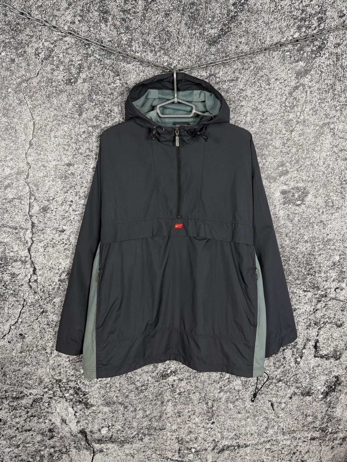 Nike Men’s Nike Vintage Nylon Jacket Anorak Windbreaker Size L Size US L / EU 52-54 / 3 - 1 Thumbnail