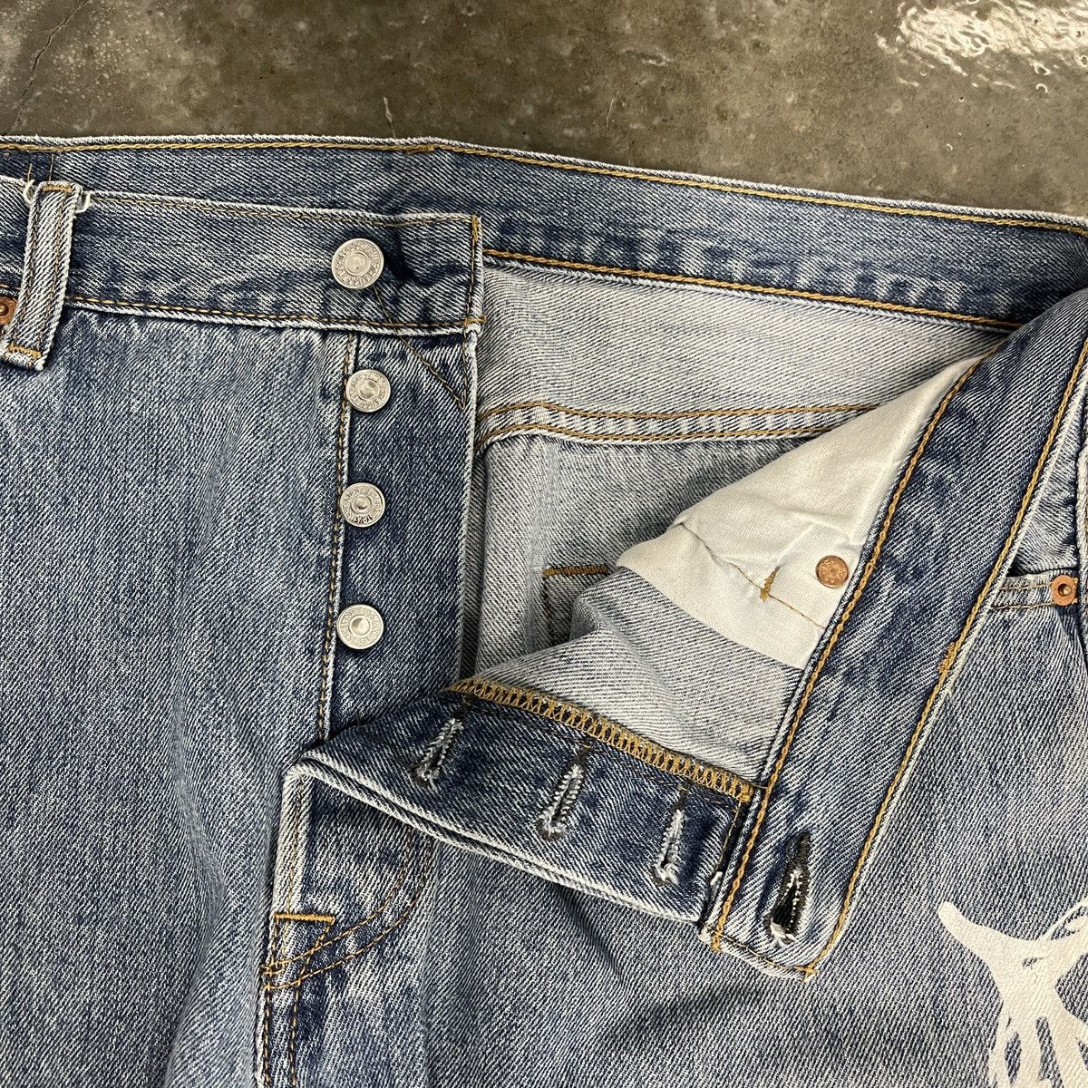 Sp5der Sp5der VINTAGE WEB DENIM Size US 34 / EU 50 - 11 Thumbnail