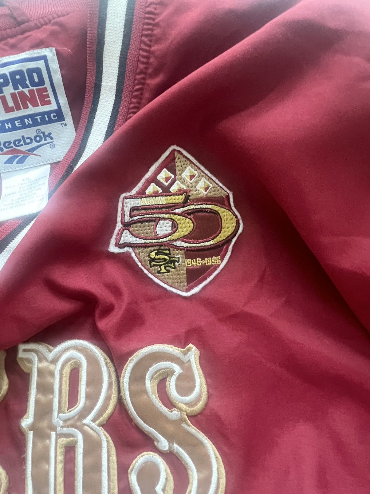 Reebok Vintage 90s Reebok San Francisco 49ers Pullover Windbreaker Size US XXL / EU 58 / 5 - 6 Thumbnail