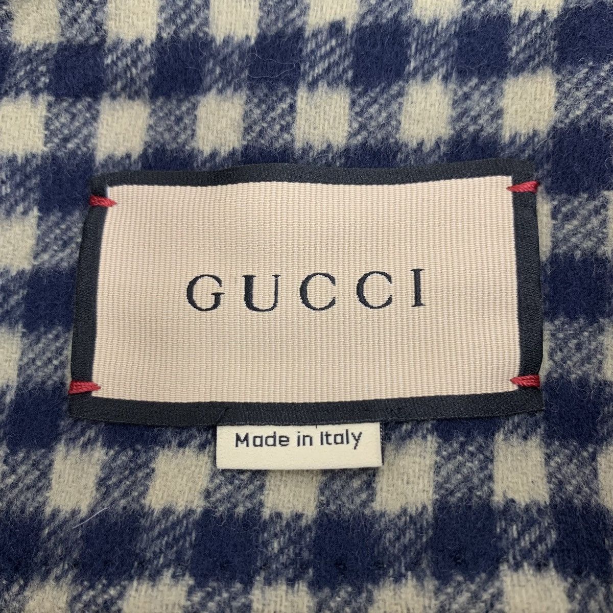 Gucci Gucci Colorblocked Logo Embroidered Plaid Wool Jacket Size XXL / US 16-18 / IT 52-54 - 6 Thumbnail