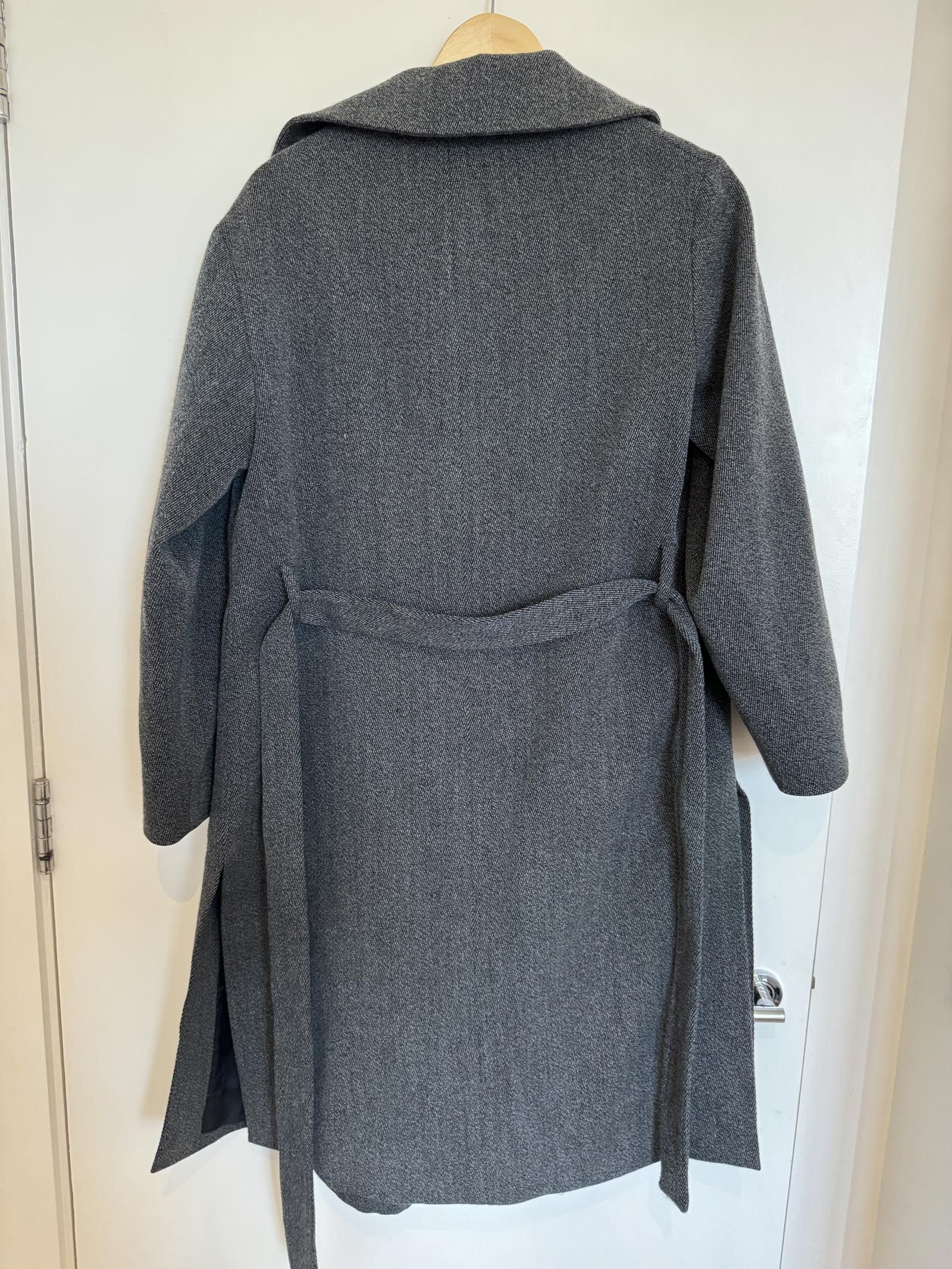 Folk Folk Coat. Grey. UK Medium. Tie Waist Size M / US 6-8 / IT 42-44 - 2 Thumbnail