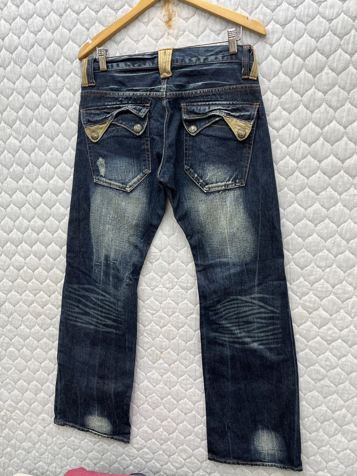 Japanese Brand 🔥🔥🔥ARCHIVE ROOT THREE HYPE DENIM Size 32" / US 10 / IT 46 - 11 Thumbnail