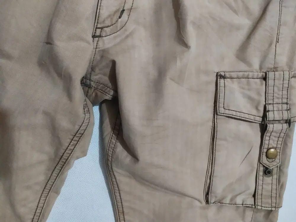 Michel Klein Vintage Michel Klein Homme pin stripe Cargo Pants Size US 32 / EU 48 - 4 Thumbnail