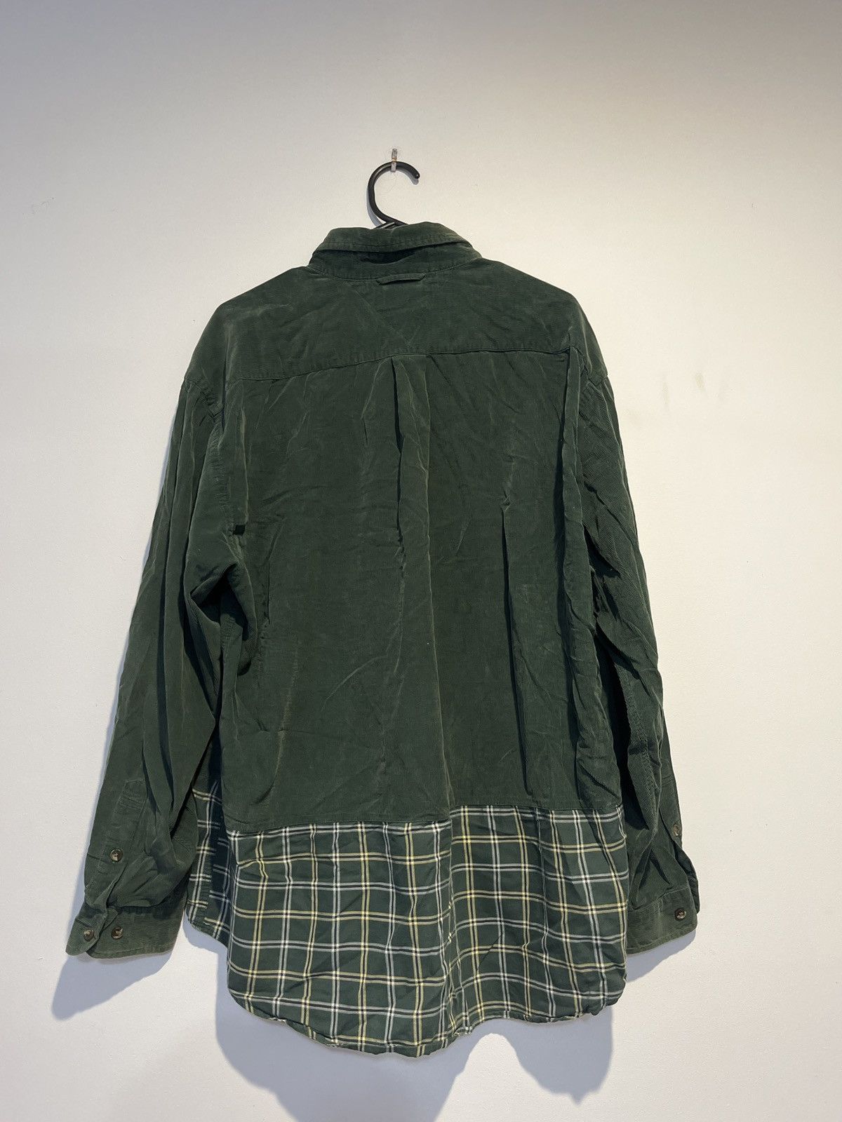 Tommy Hilfiger Tommy Hilfiger green corduroy/plaid button up Size US L / EU 52-54 / 3 - 2 Thumbnail
