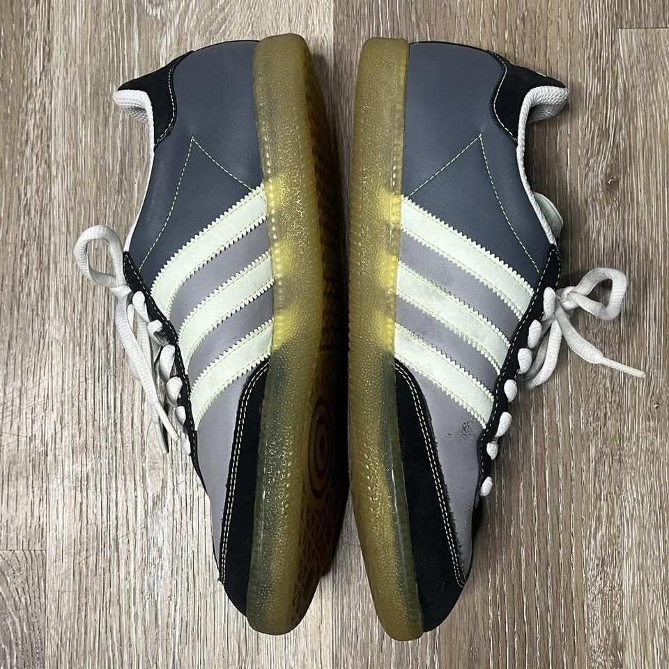 Adidas × Vintage y2k grey neon sambas Size US 9 / EU 42 - 3 Thumbnail