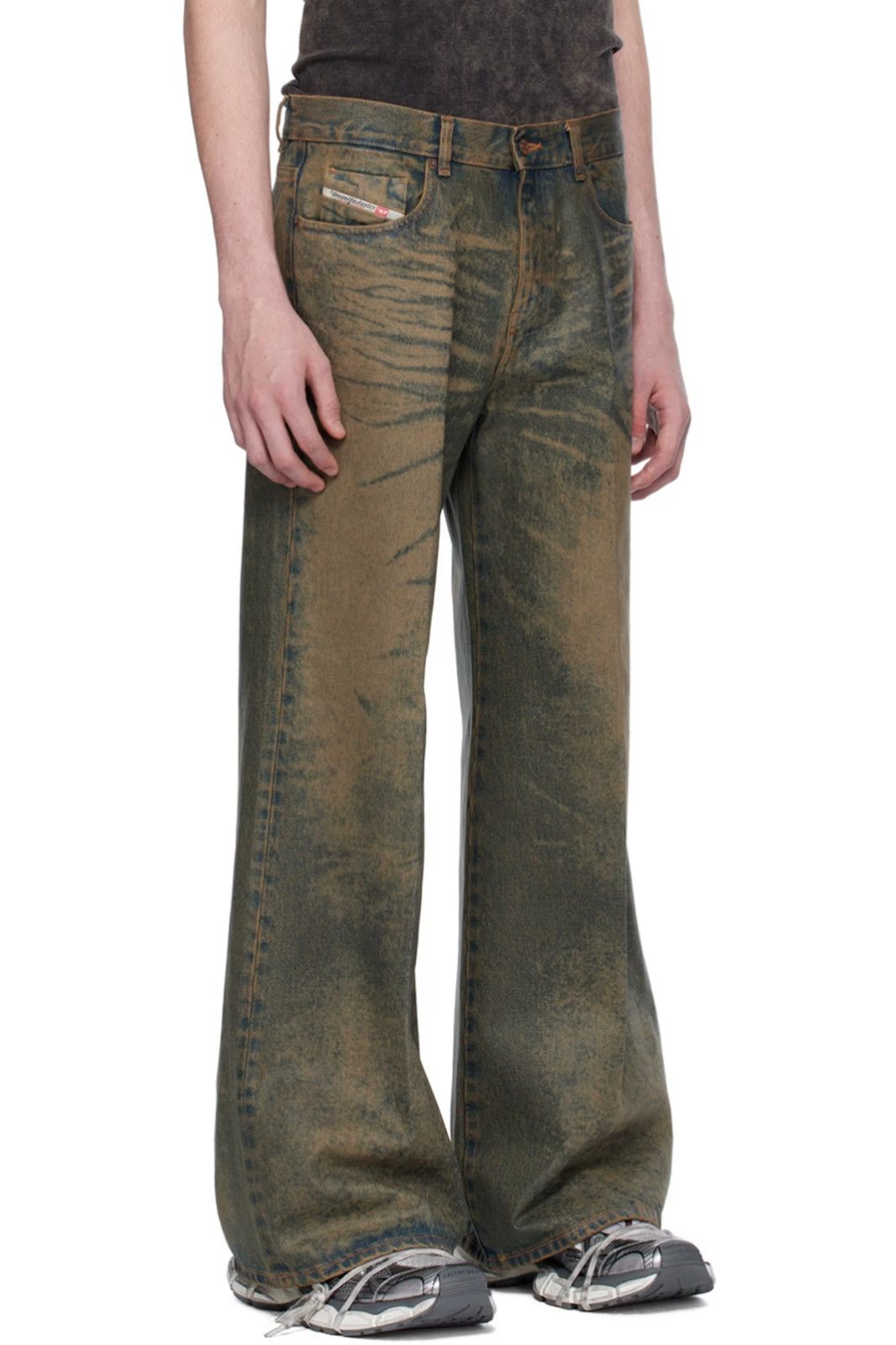 Diesel Diesel Industry Denim Acid wash Distressed Jeans Size US 36 / EU 52 - 20 Thumbnail