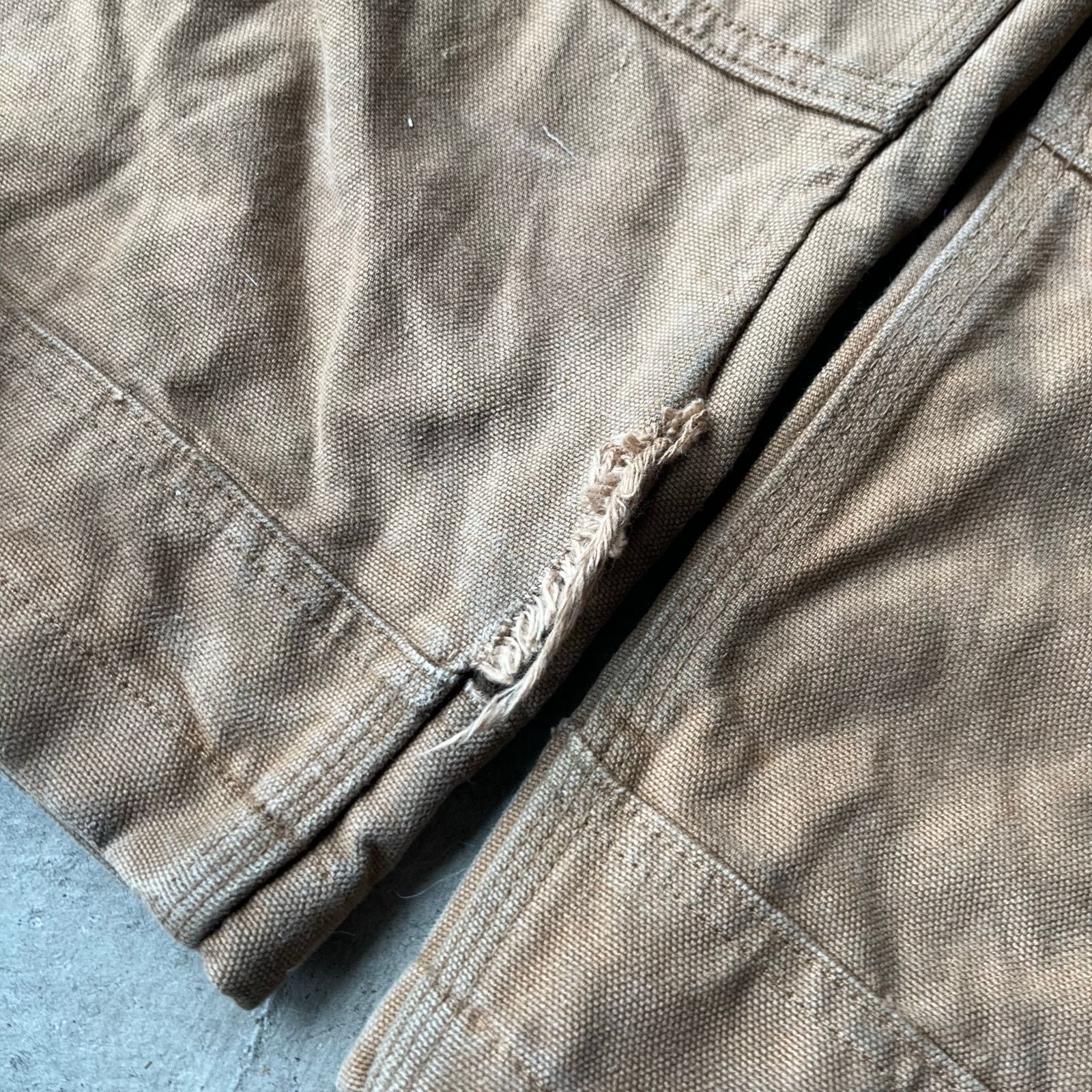 Vintage VINTAGE CARHARTT OVERALL BIBS TAN 36X30 CARPENTER Size US 36 / EU 52 - 5 Thumbnail