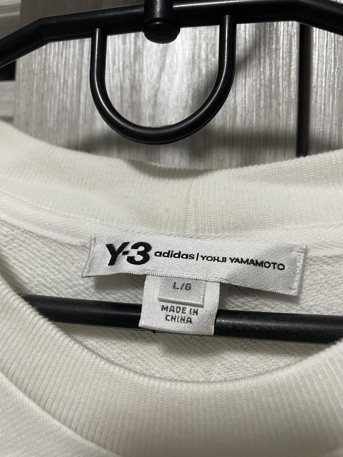 Adidas × Yohji Yamamoto Adidas x Yohji Yamamoto Y3 Yohji Love Cropped Sweatshirt Y2K Size L / US 10 / IT 46 - 15 Thumbnail