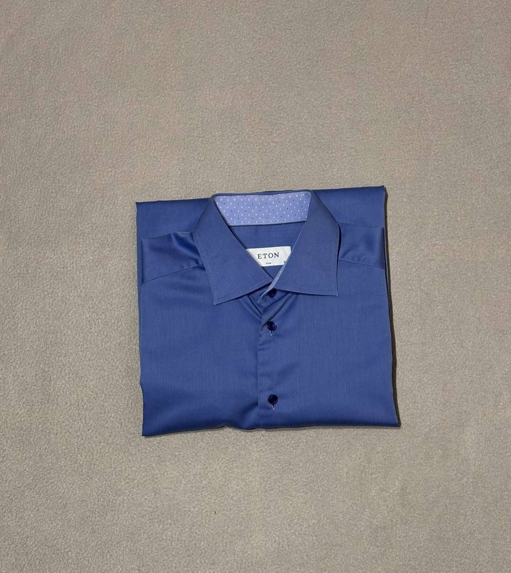 Eton Eton Slim Blue Shirt Size 40 Size US M / EU 48-50 / 2 - 12 Thumbnail