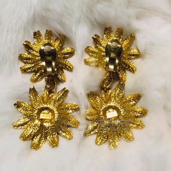 Kenzo Kenzo Vintage Flower Jewelry Set. Size ONE SIZE - 2 Thumbnail