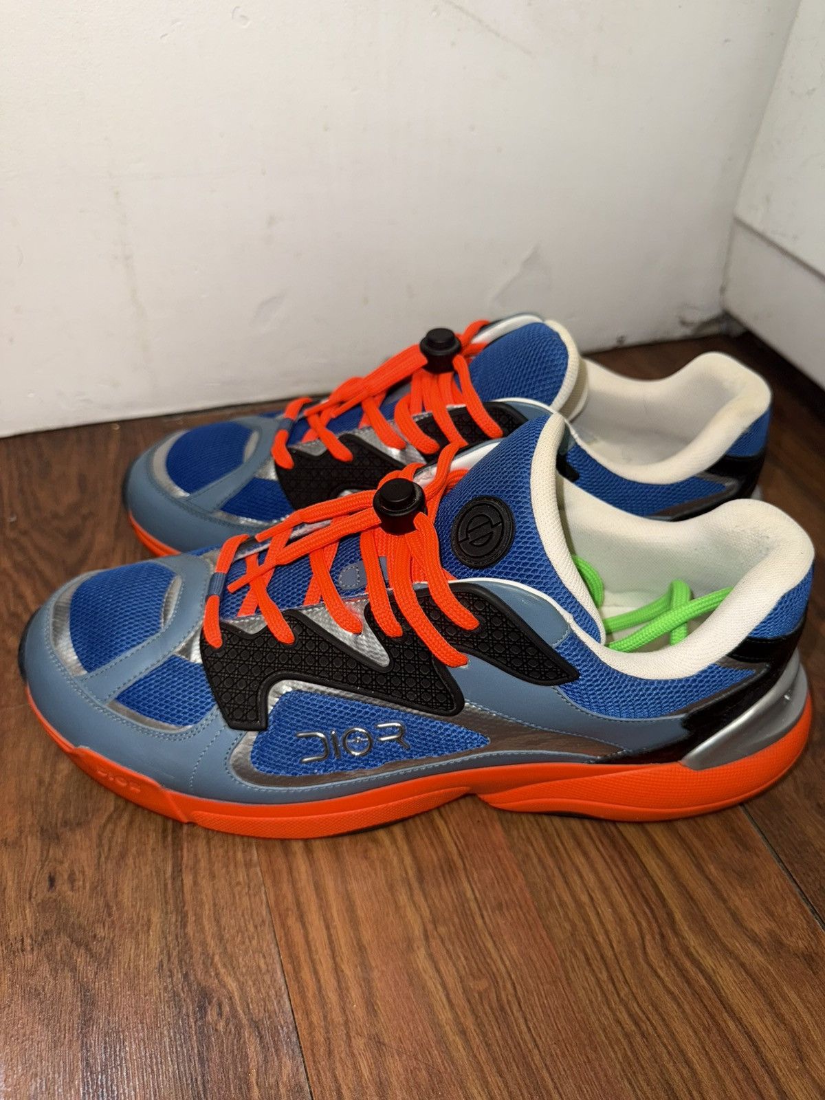 Dior Dior B24 Sorayama x Kim Jones Sneakers Blue/Orange/Green Size US 11 / EU 44 - 2 Thumbnail
