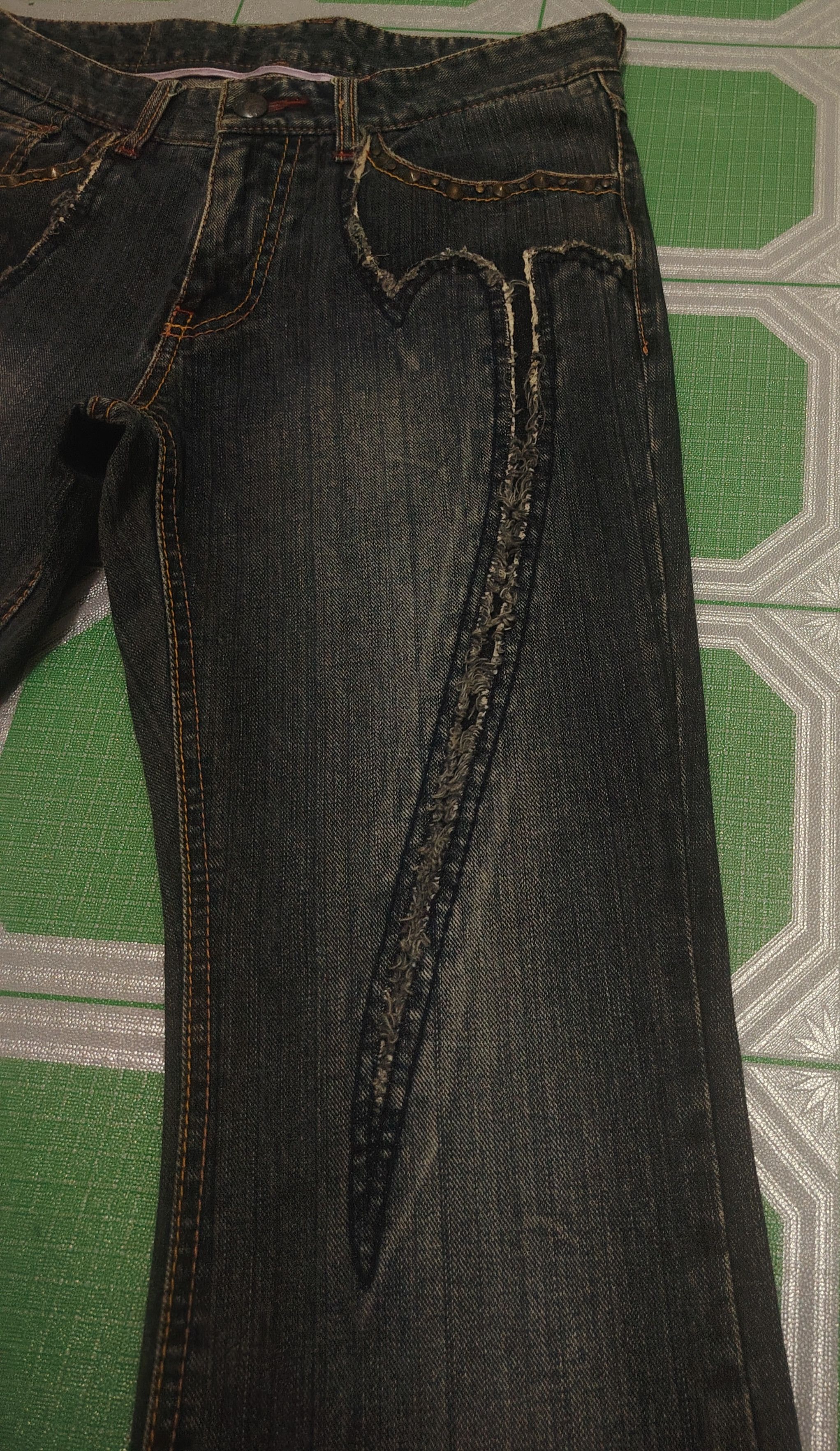 If Six Was Nine Rare!!! Japan Custom Culture Flared Jeans Size US 30 / EU 46 - 6 Thumbnail