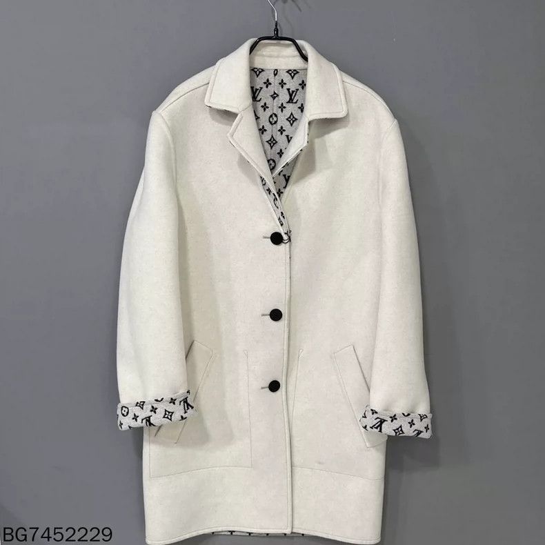 Louis Vuitton Louis Vuitton Monogram Reversible Long Coat- Size XS / US 0-2 / IT 36-38 - 5 Thumbnail