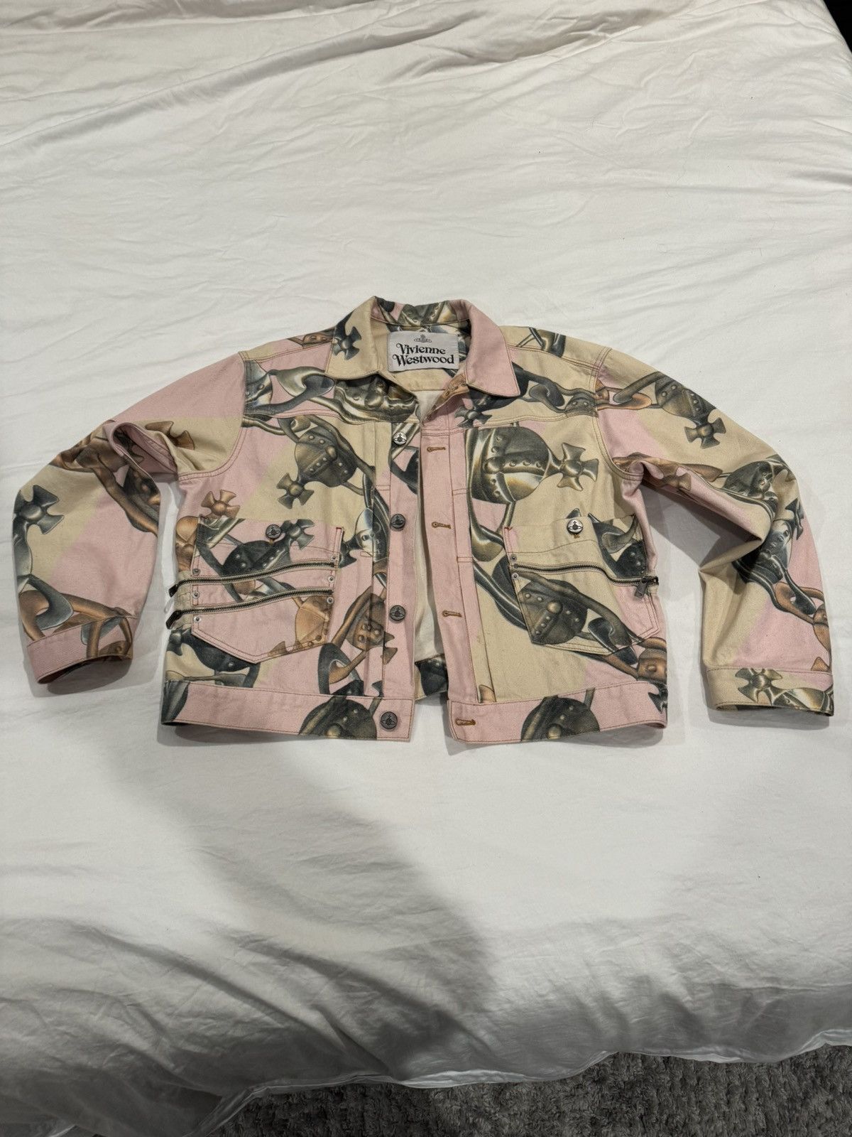 Vivienne Westwood Vivienne Westwood Orb Print Denim Jacket Size US L / EU 52-54 / 3 - 1 Thumbnail