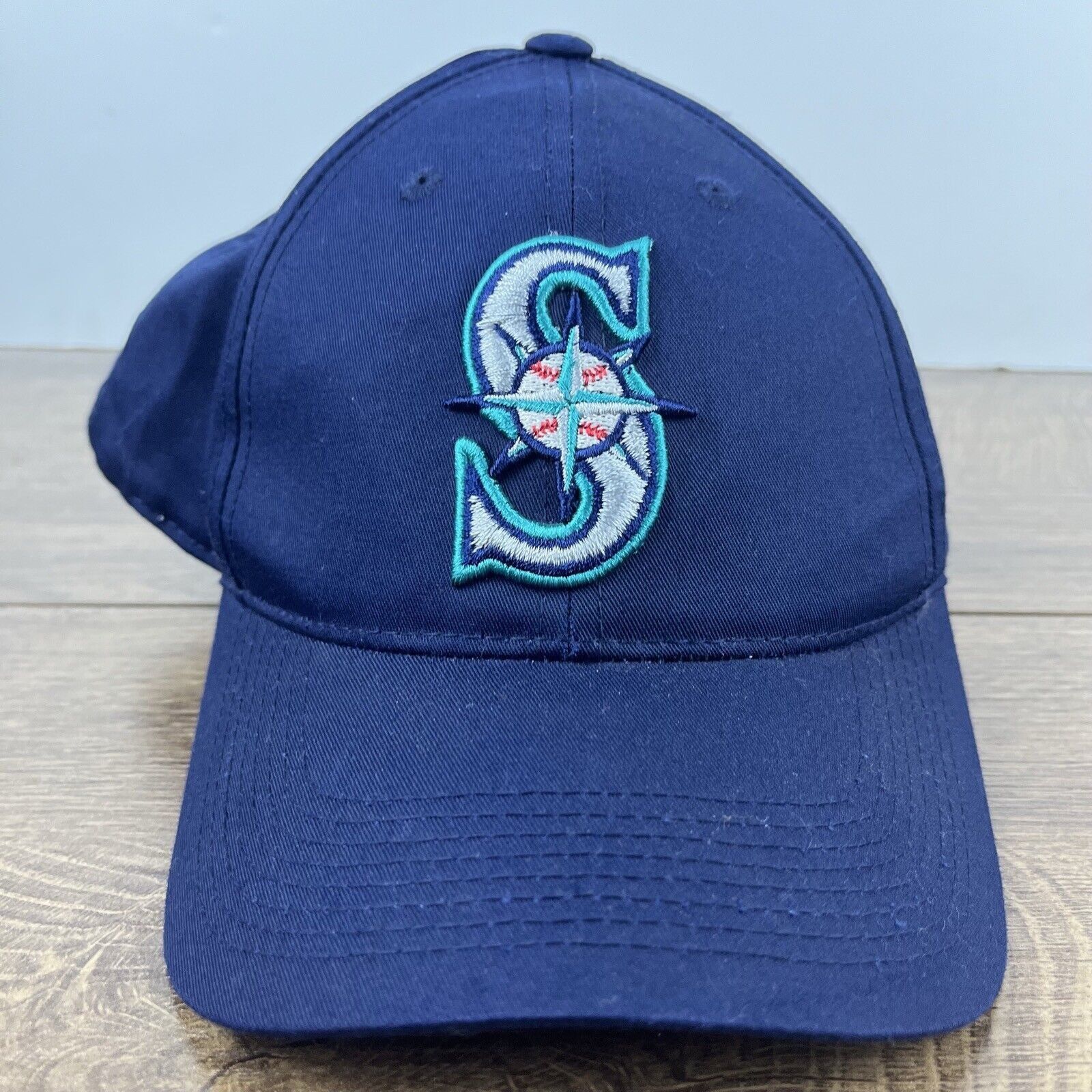 Other Seattle Mariners Snapback Hat Blue Cap Adjustable Blue Adult Size ONE SIZE - 4 Thumbnail