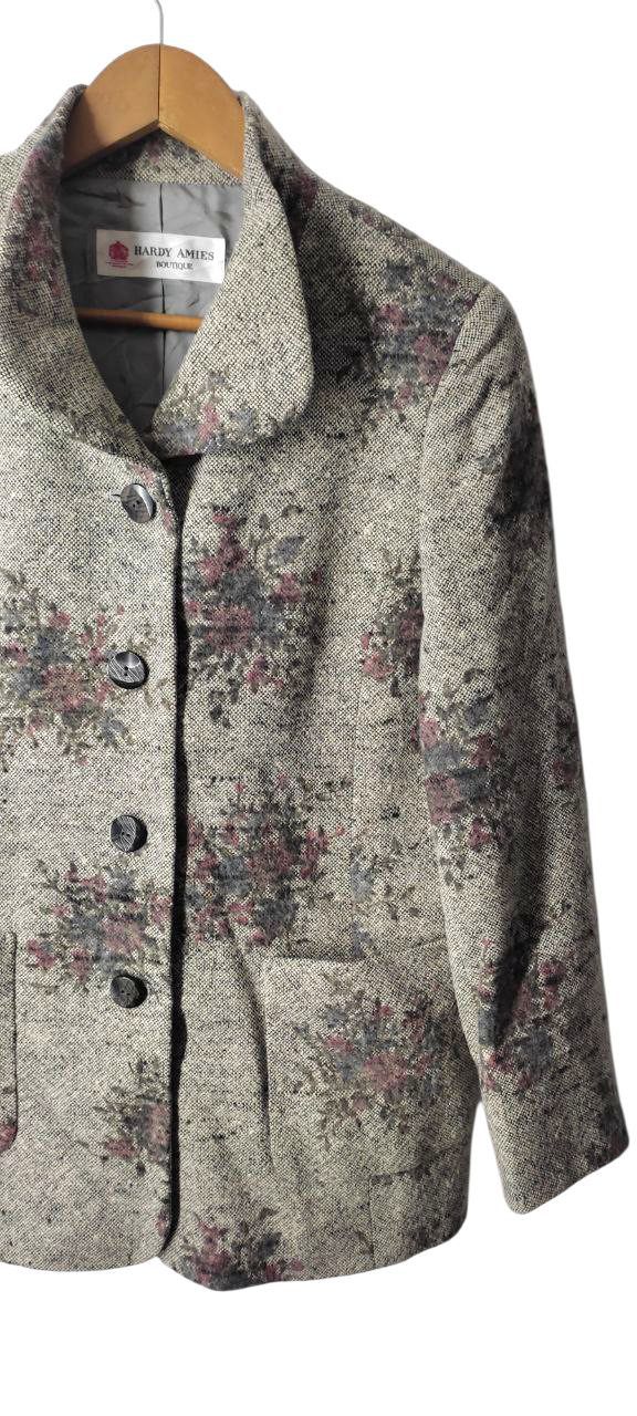 Hardy Amies HARDY AMIES ITALY FLORA COAT JACKET Size M / US 6-8 / IT 42-44 - 5 Thumbnail