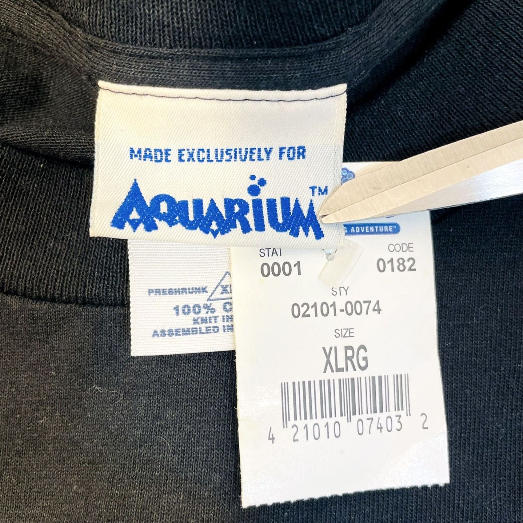 Doublet Aquarium Nashville Shark Logo Double Sided T-shirt Black XL Men's Short Sleeve Crew Neck Graphic Tee Shark Logo Size US XL / EU 56 / 4 - 3 Thumbnail