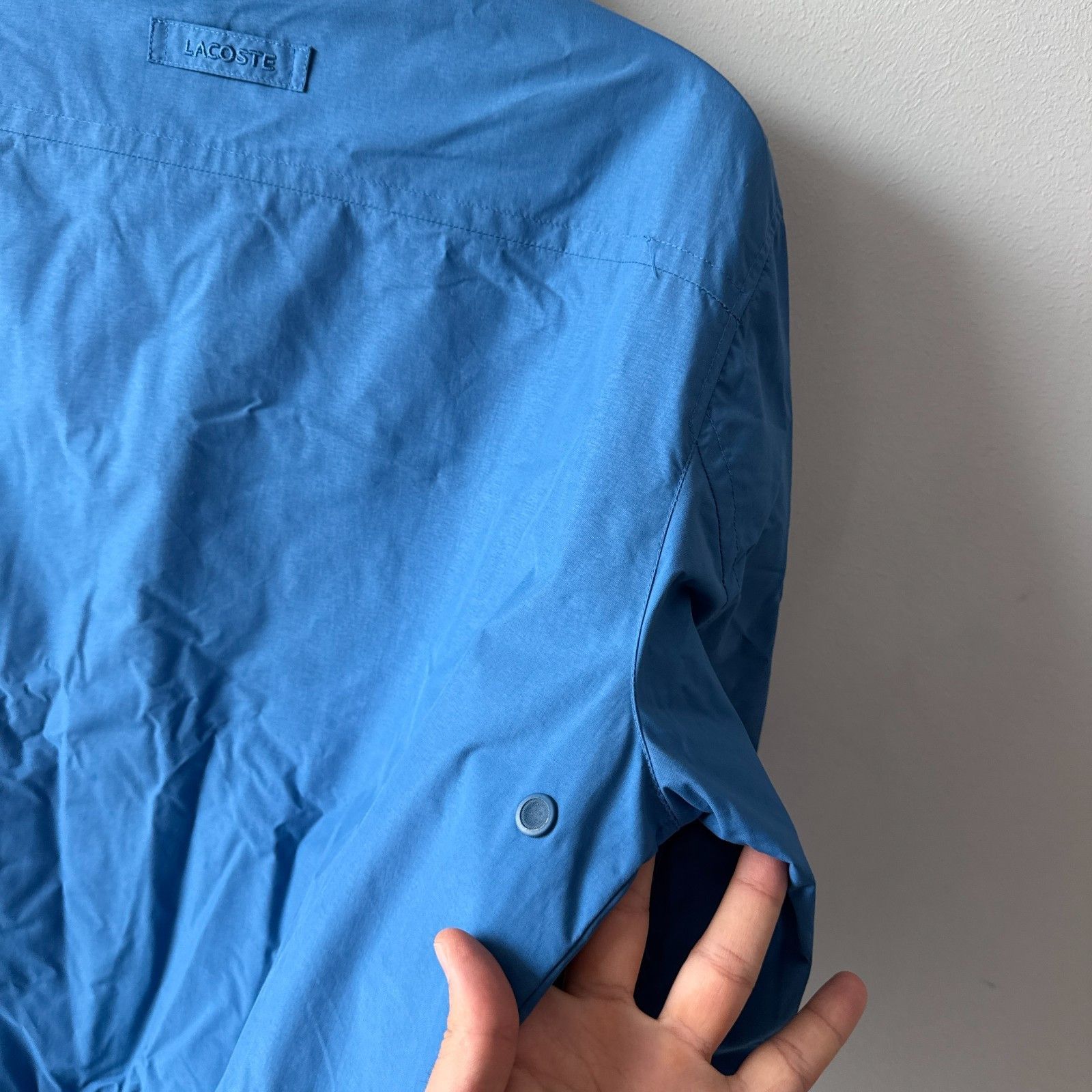 Lacoste Lacoste Vintage 00s Zip Jacket Blue Sample Metal Logo Size US L / EU 52-54 / 3 - 19 Thumbnail