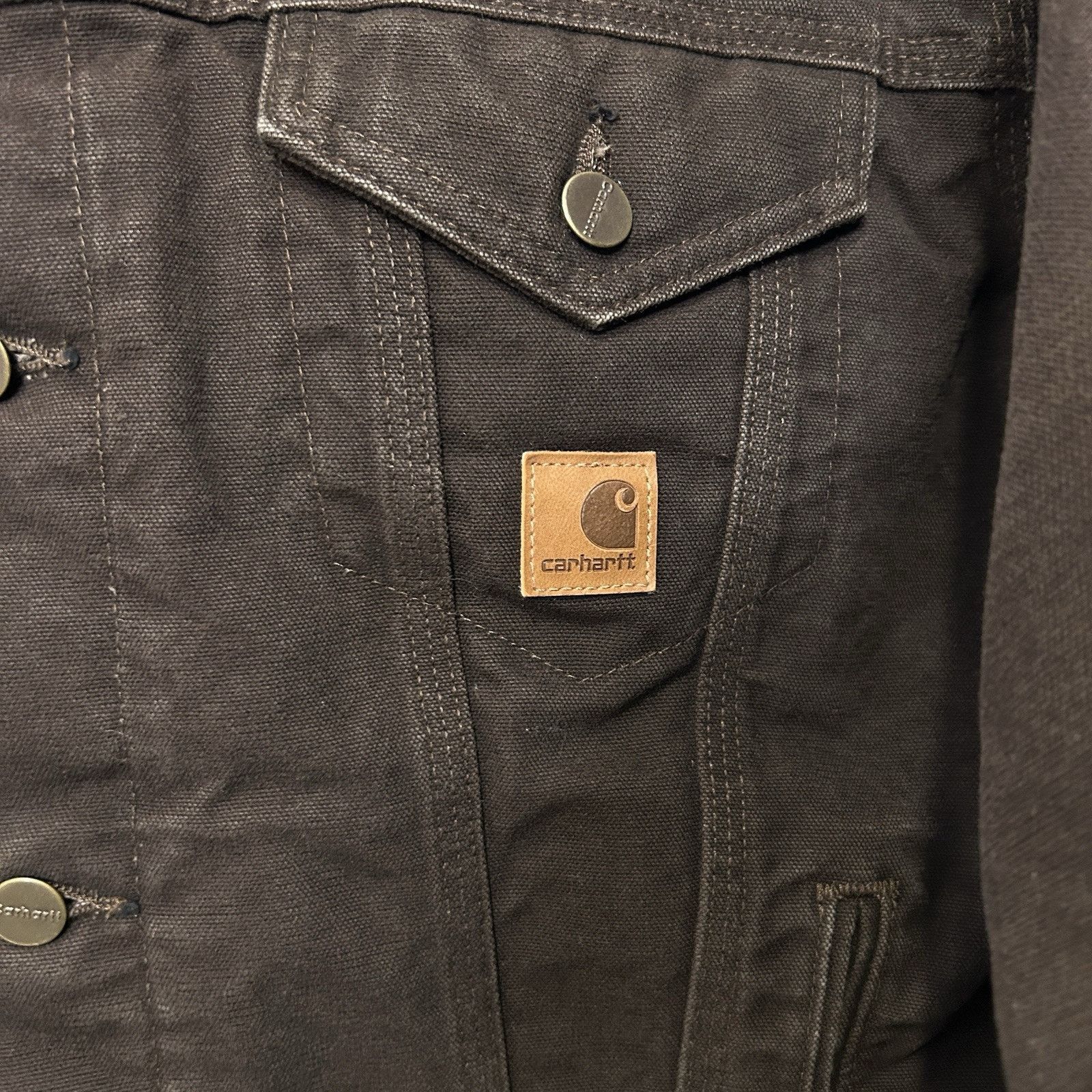 Carhartt Carhartt Sherpa-Lined Trucker Jacket “Dark Brown” J233 DKB Size US XL / EU 56 / 4 - 5 Thumbnail